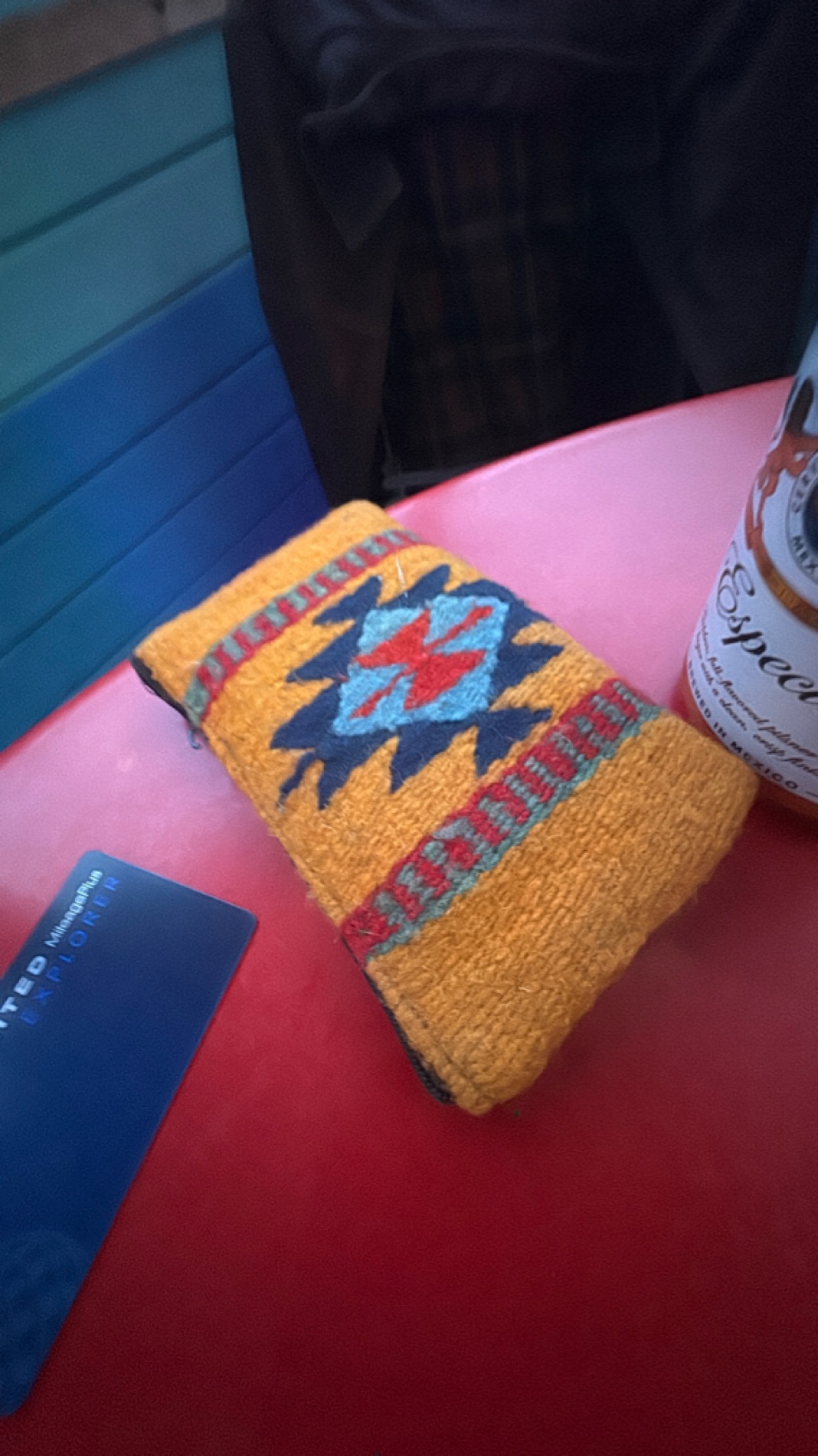 Handcrafted Southwestern Wool Pouch