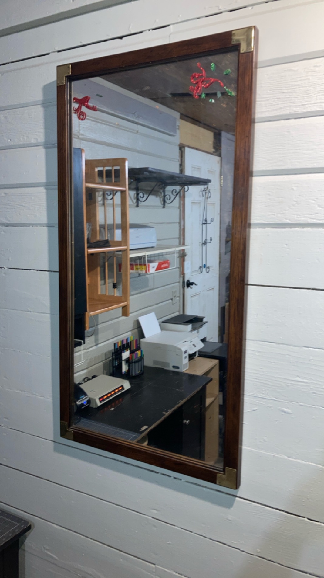 Wall Mirror with Wooden Frame