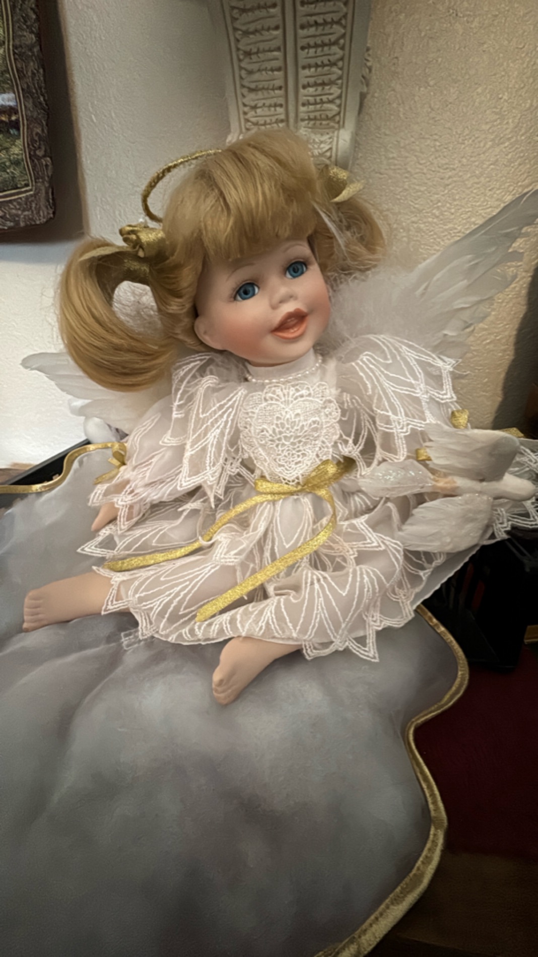 Collectible Porcelain Angel Doll
