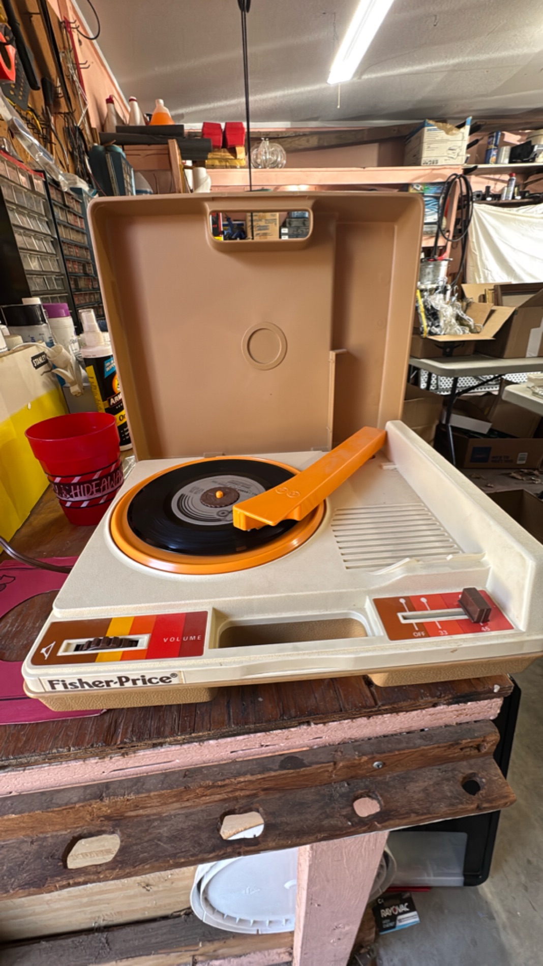 Vintage Fisher-Price Record Player