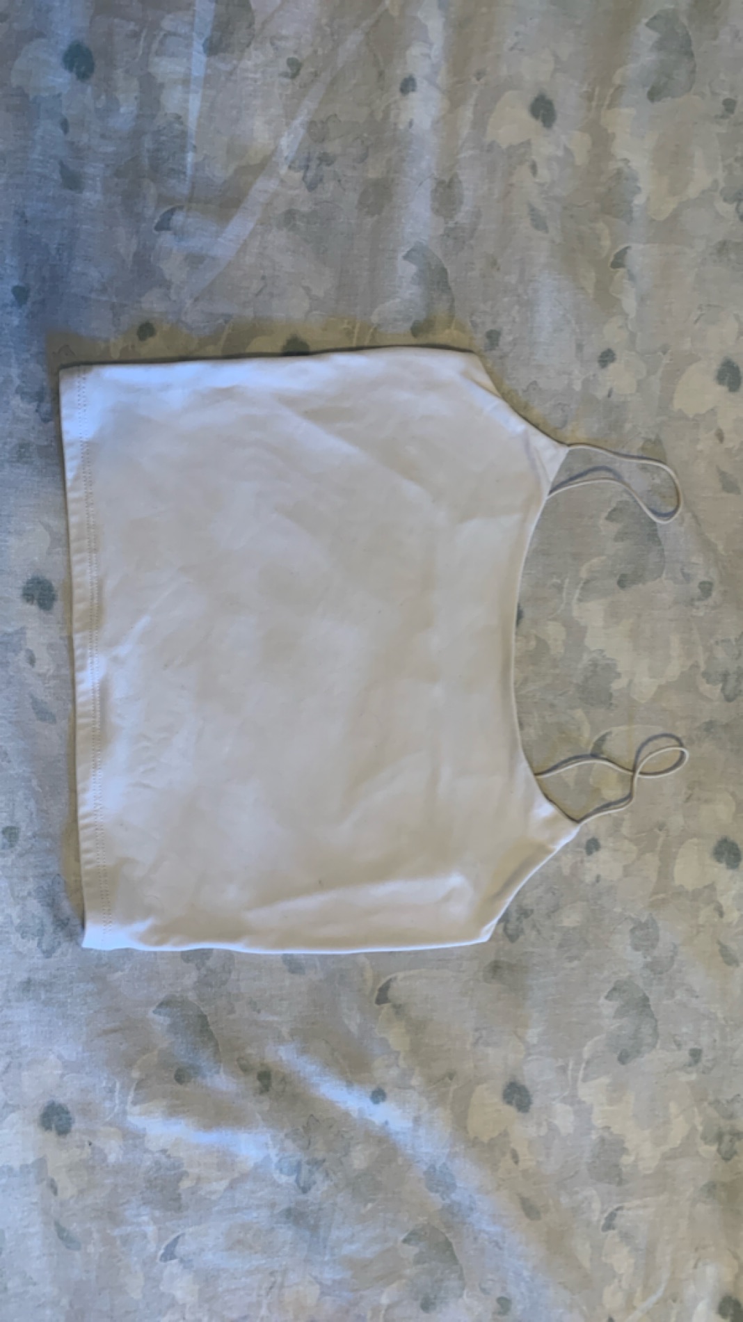 White Spaghetti Strap Tank Top