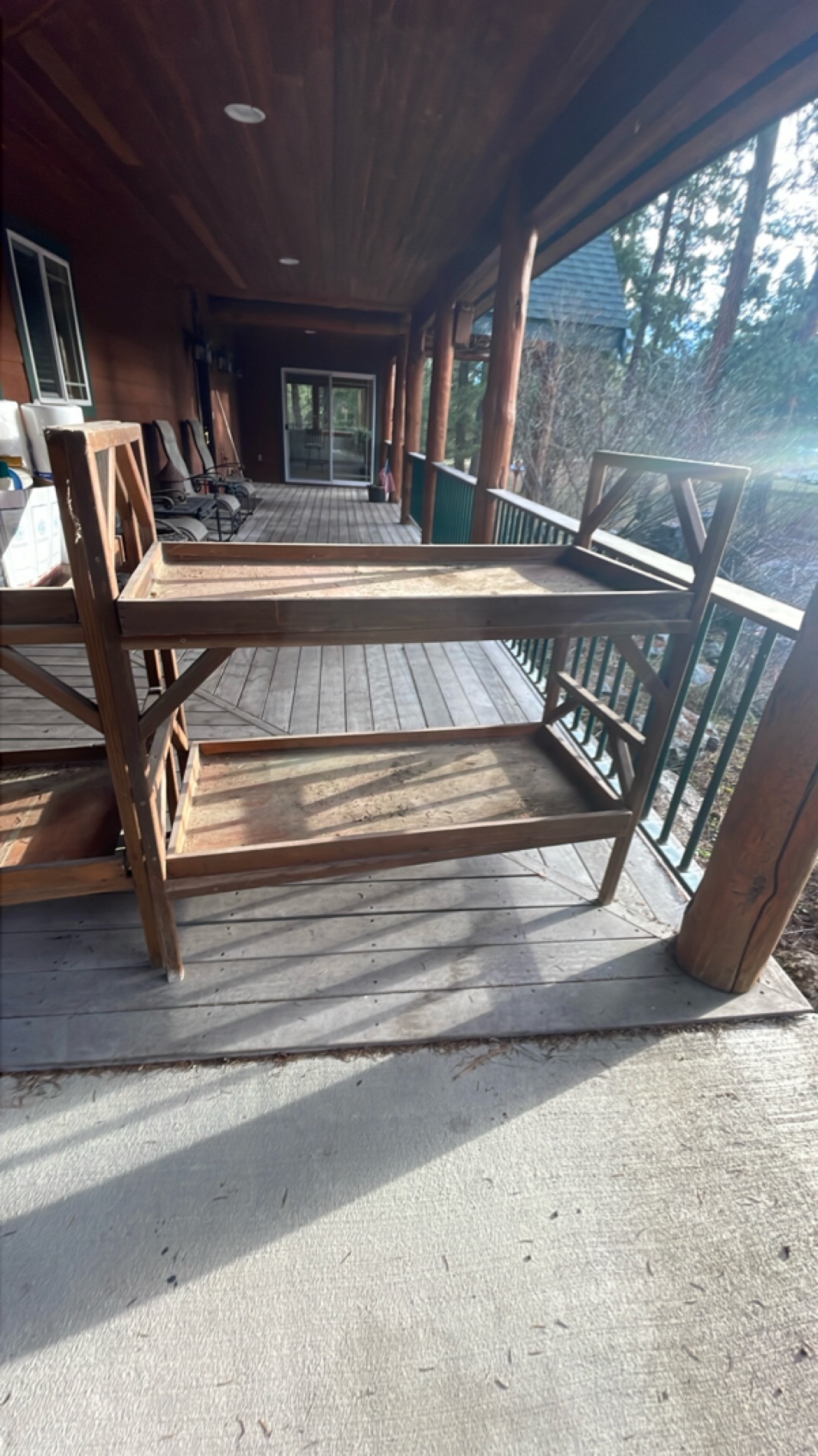 Wooden Display Shelf