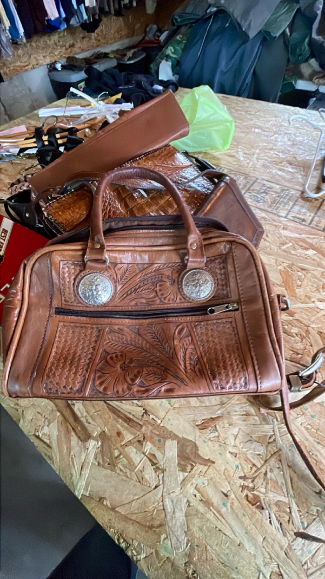 Vintage Handcrafted Leather Handbag