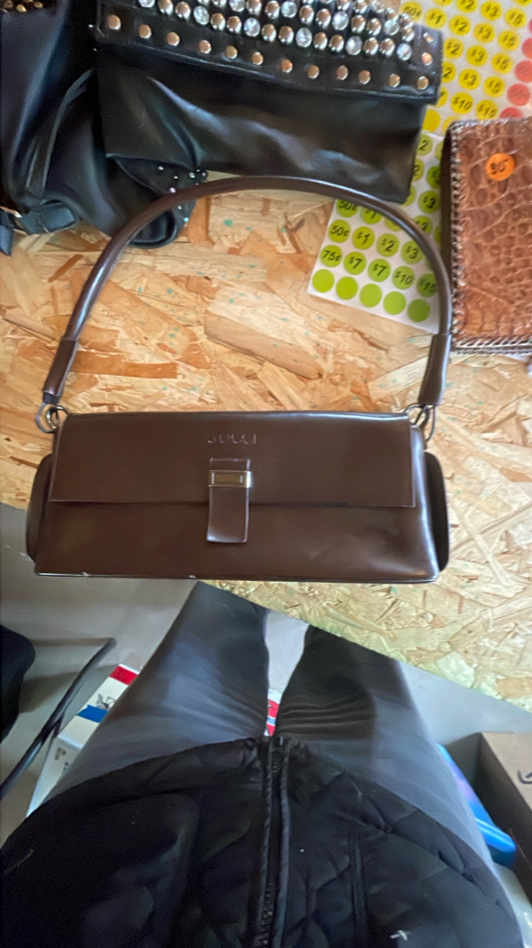 Brown Leather Handbag