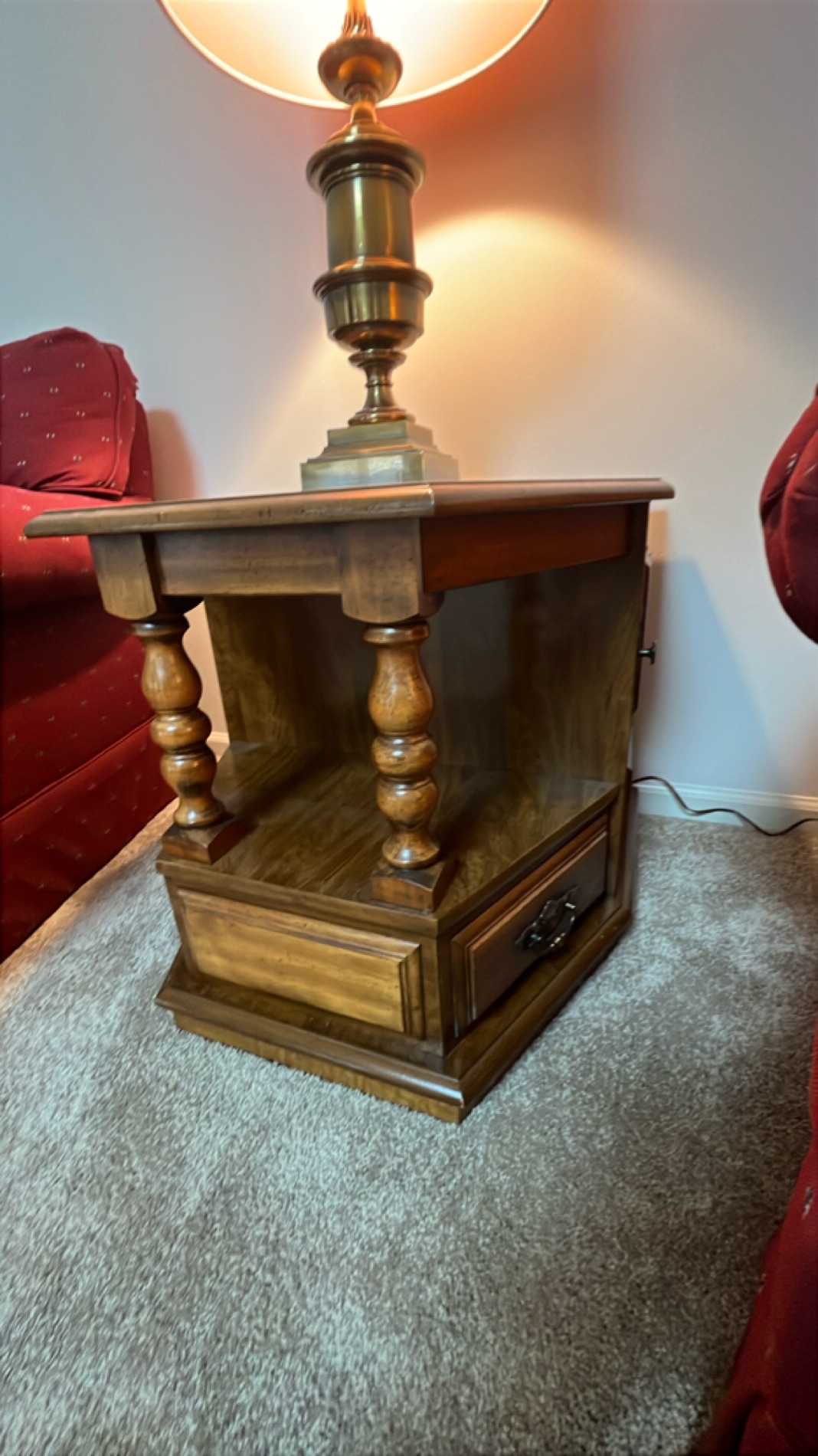 Vintage Wooden Side Table
