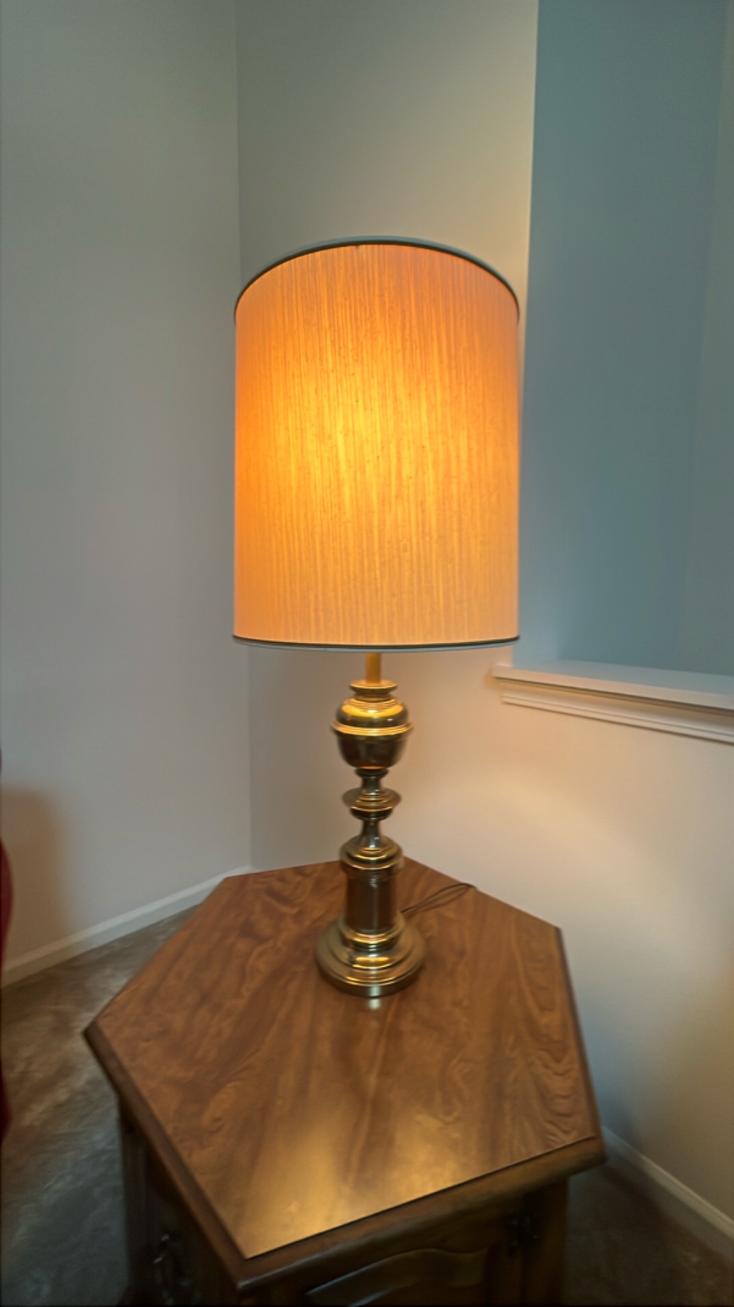 Vintage Brass Table Lamp