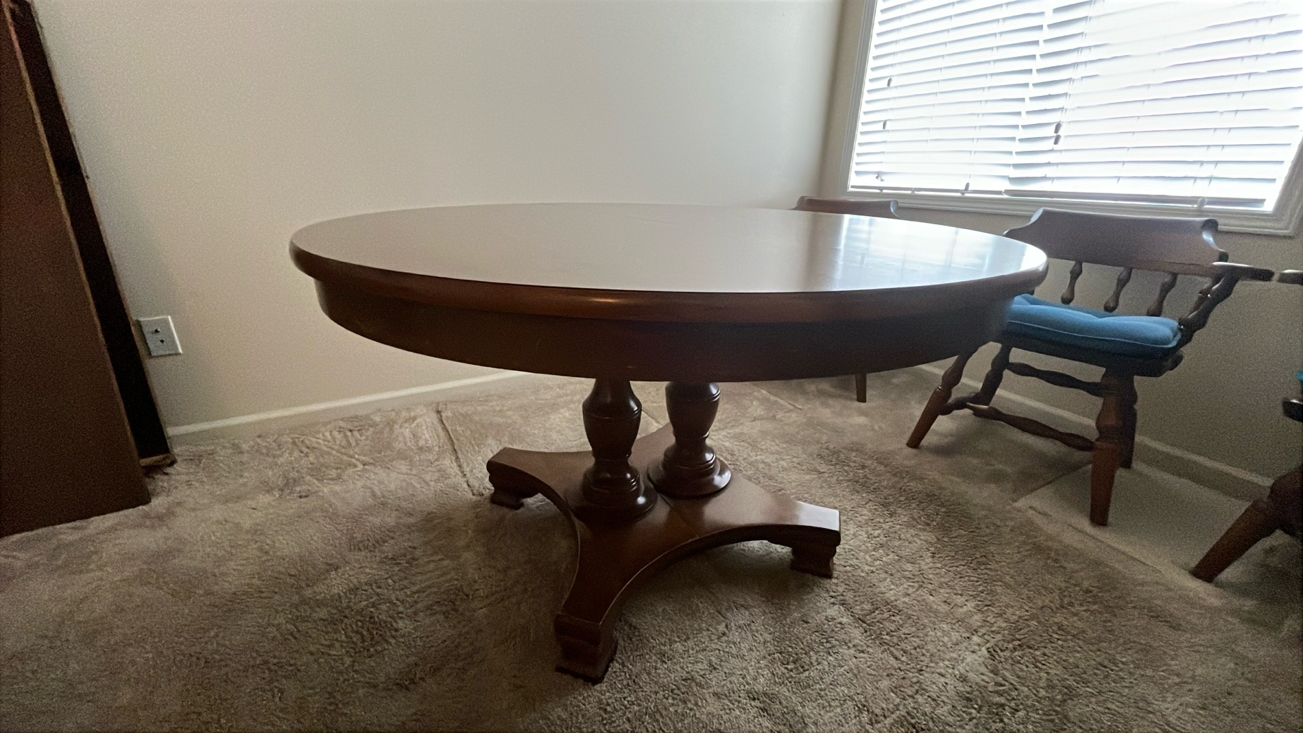 Solid Wood Round Dining Table