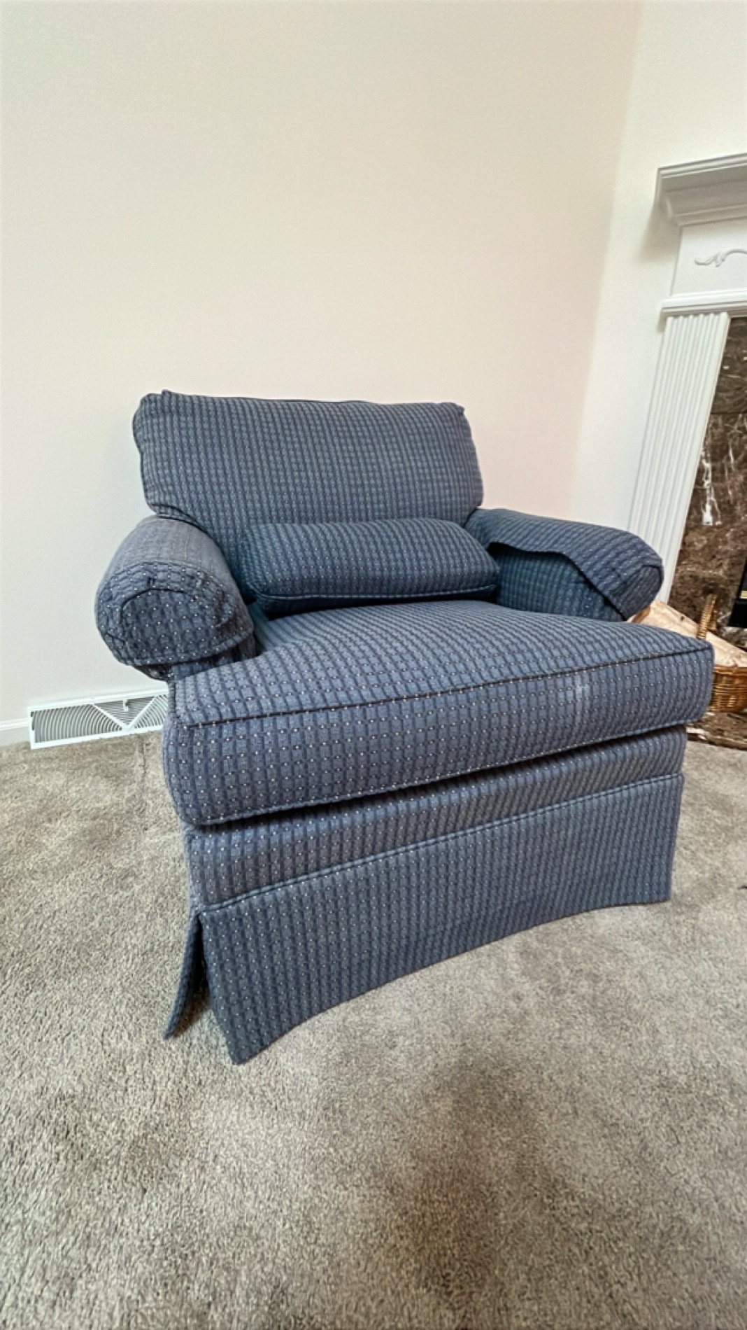 Comfortable Blue Armchair