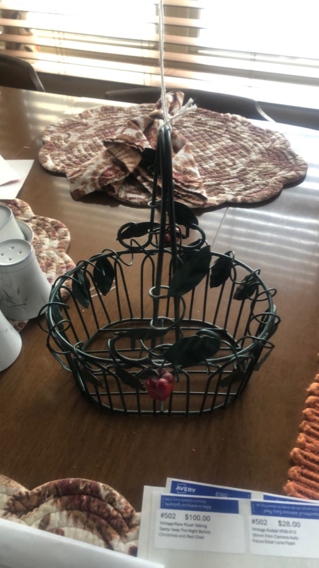 Decorative Wire Fruit Basket