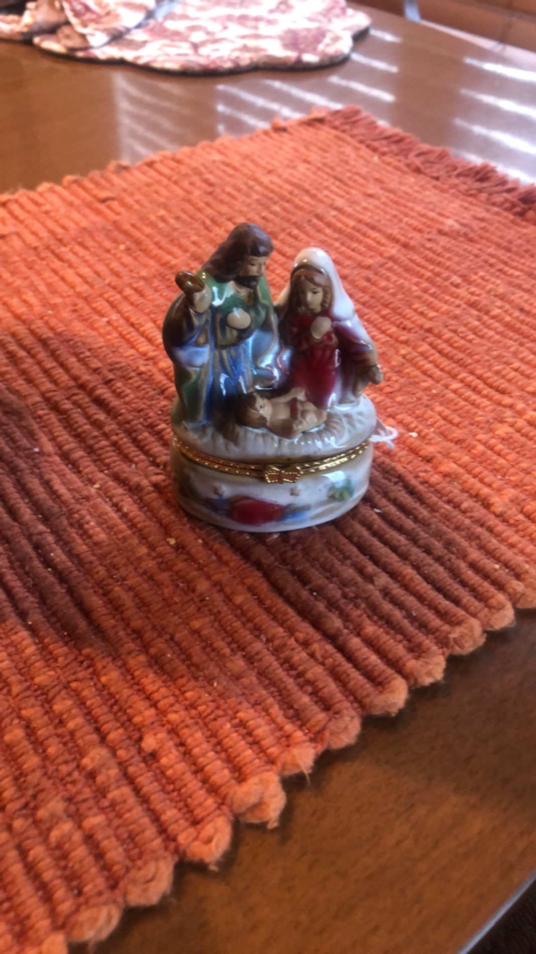 Nativity Scene Trinket Box
