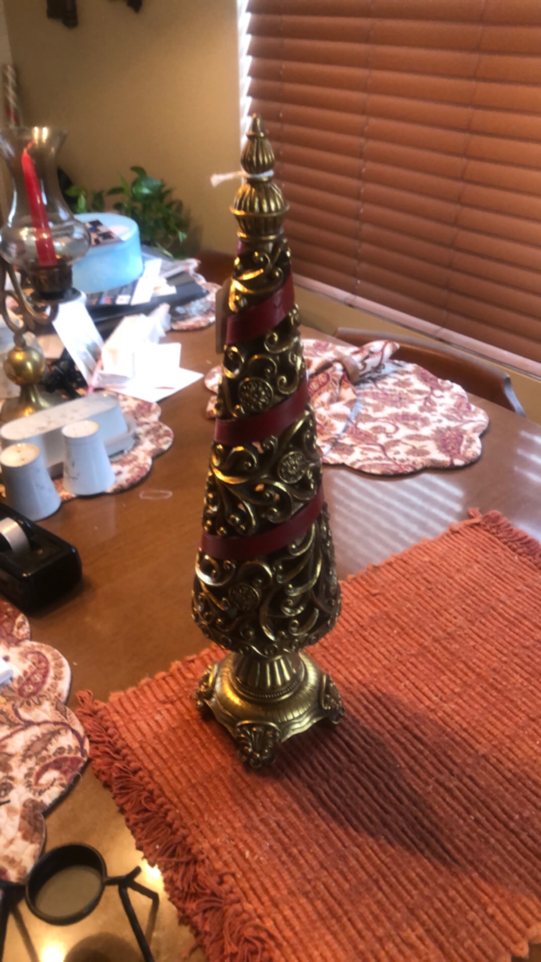 Ornate Decorative Tabletop Tree