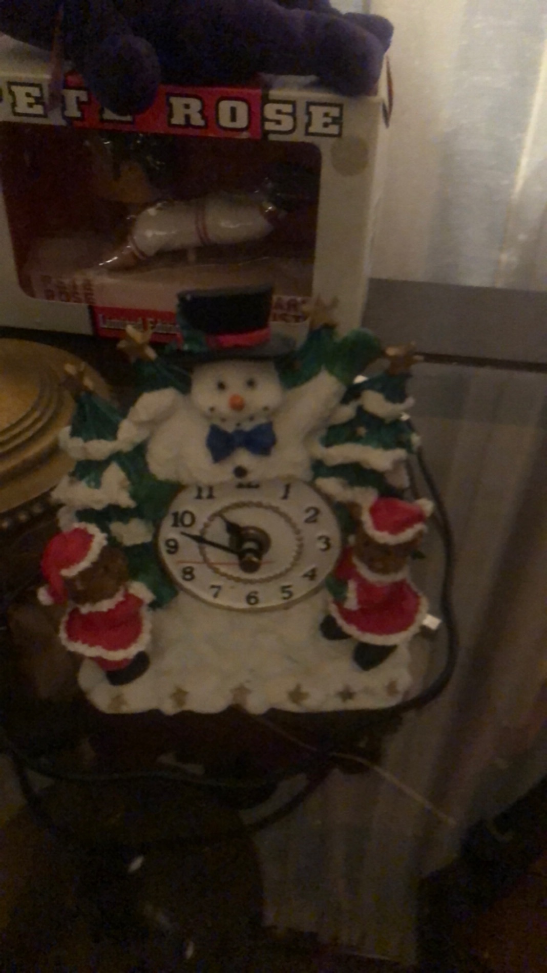 Festive Snowman Clock