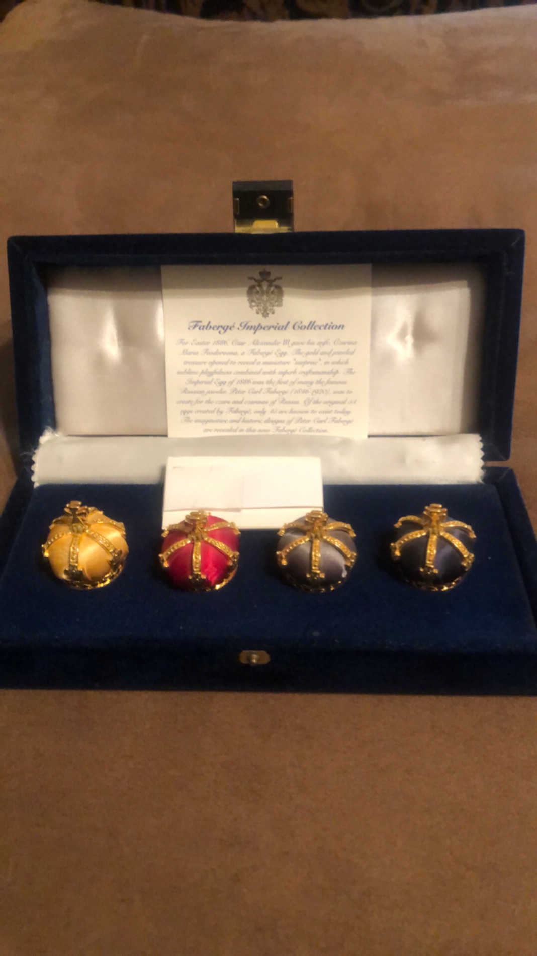 Fabergé Imperial Collection Miniature Eggs