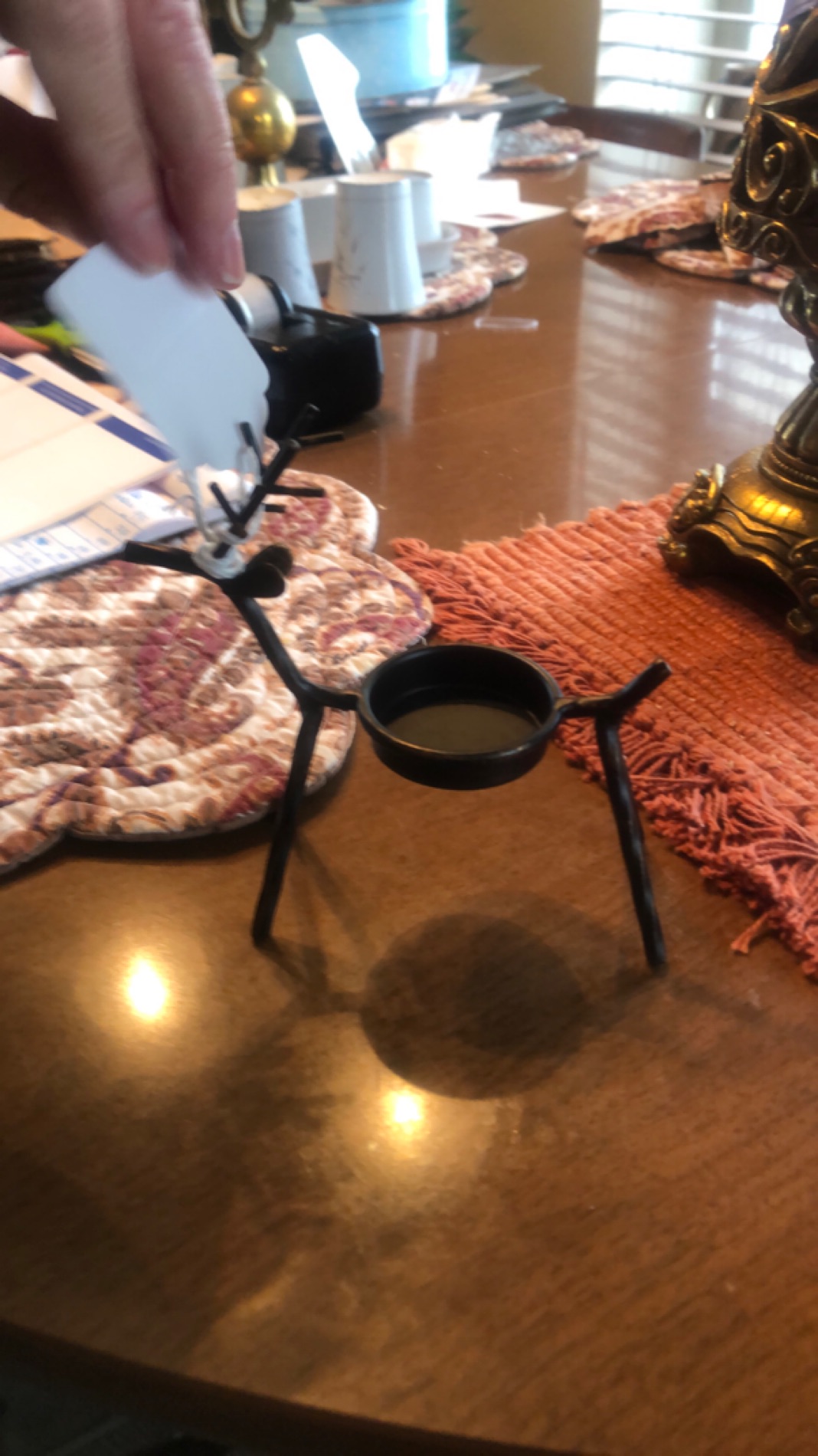 Decorative Metal Tealight Holder