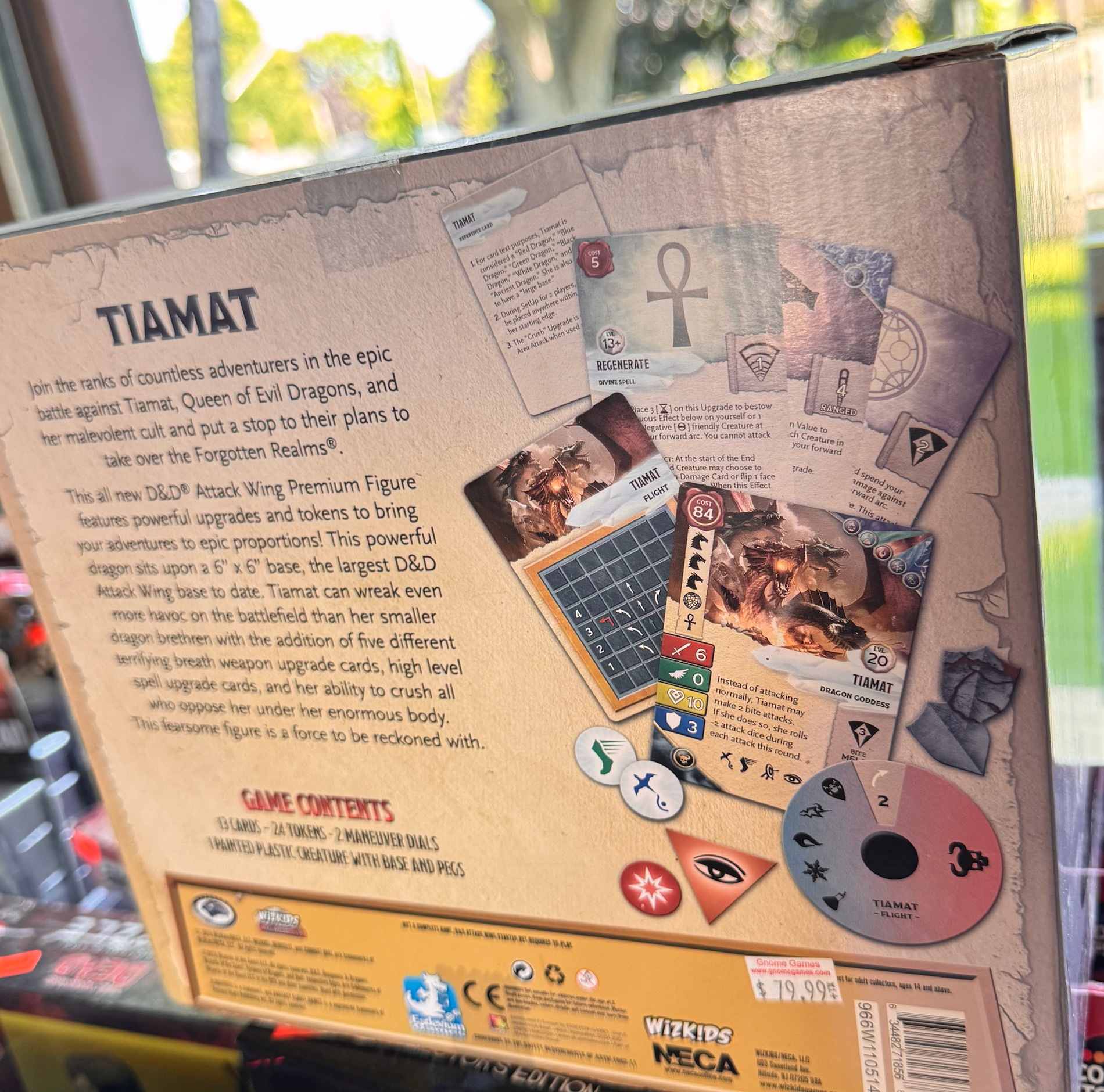 D&D Attack Wing Tiamat Premium Game Piece photo
