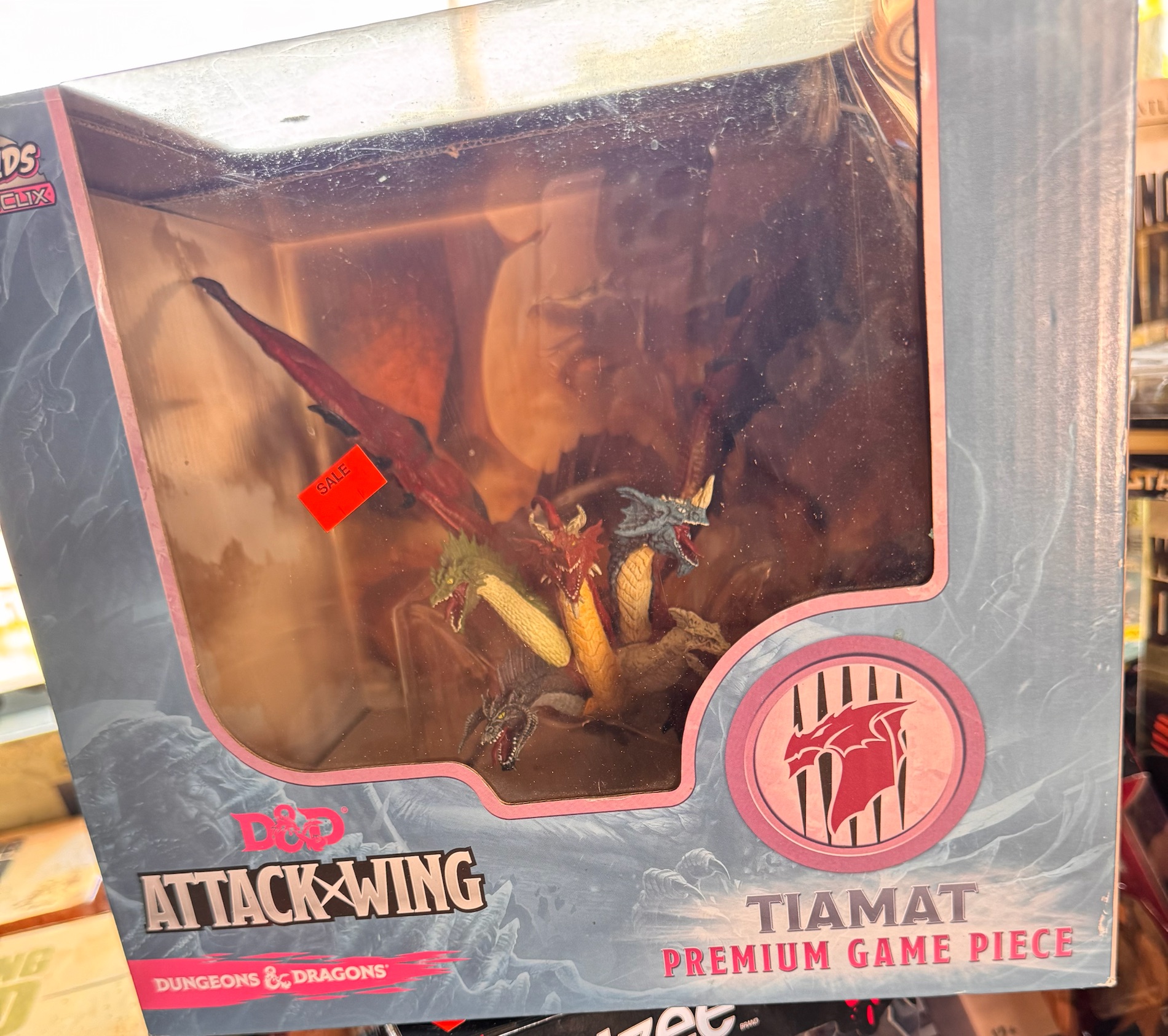 D&D Attack Wing Tiamat Premium Game Piece photo