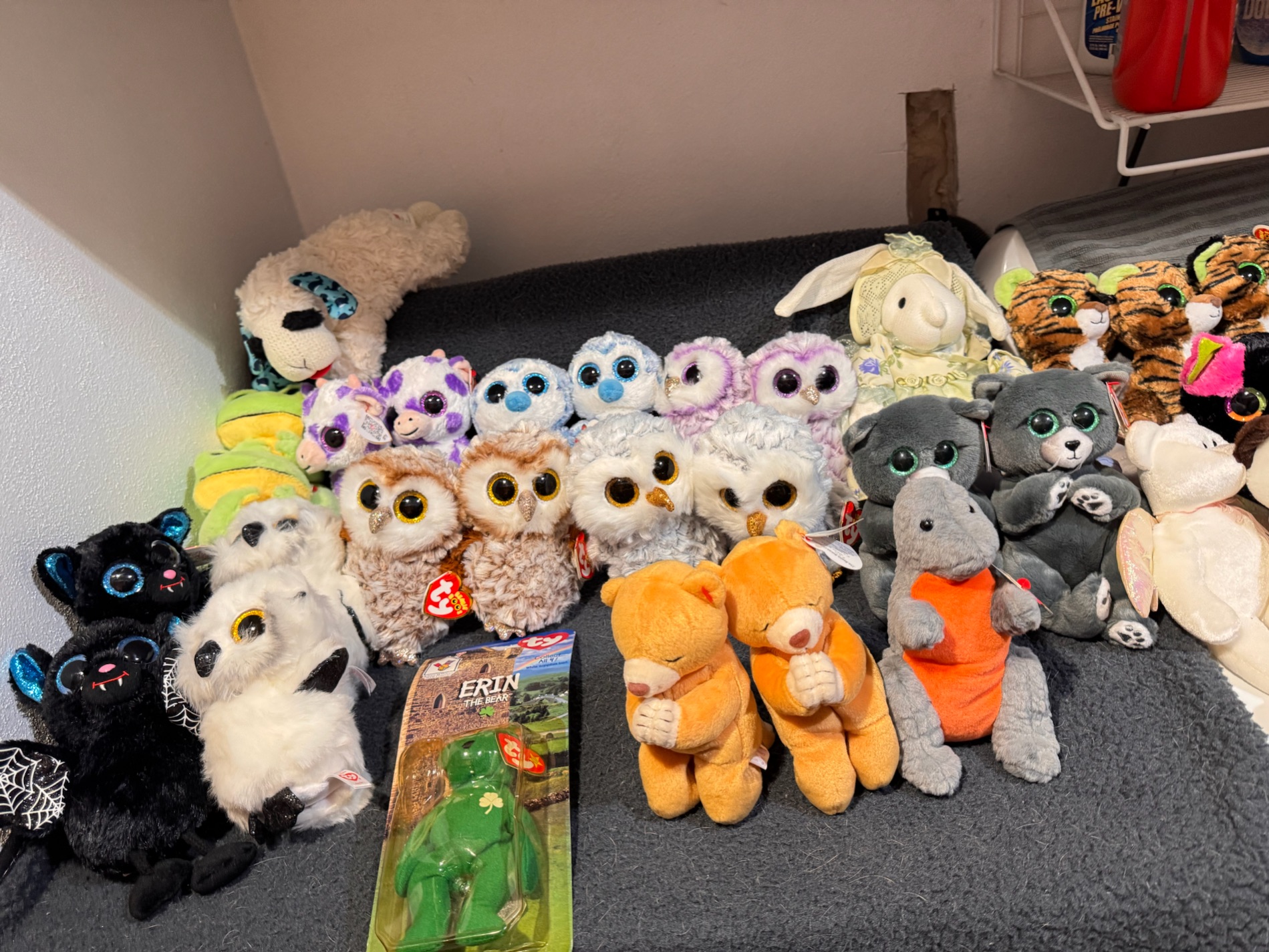 Large Collection of Beanie Babies and Plush Toys $3/each for most