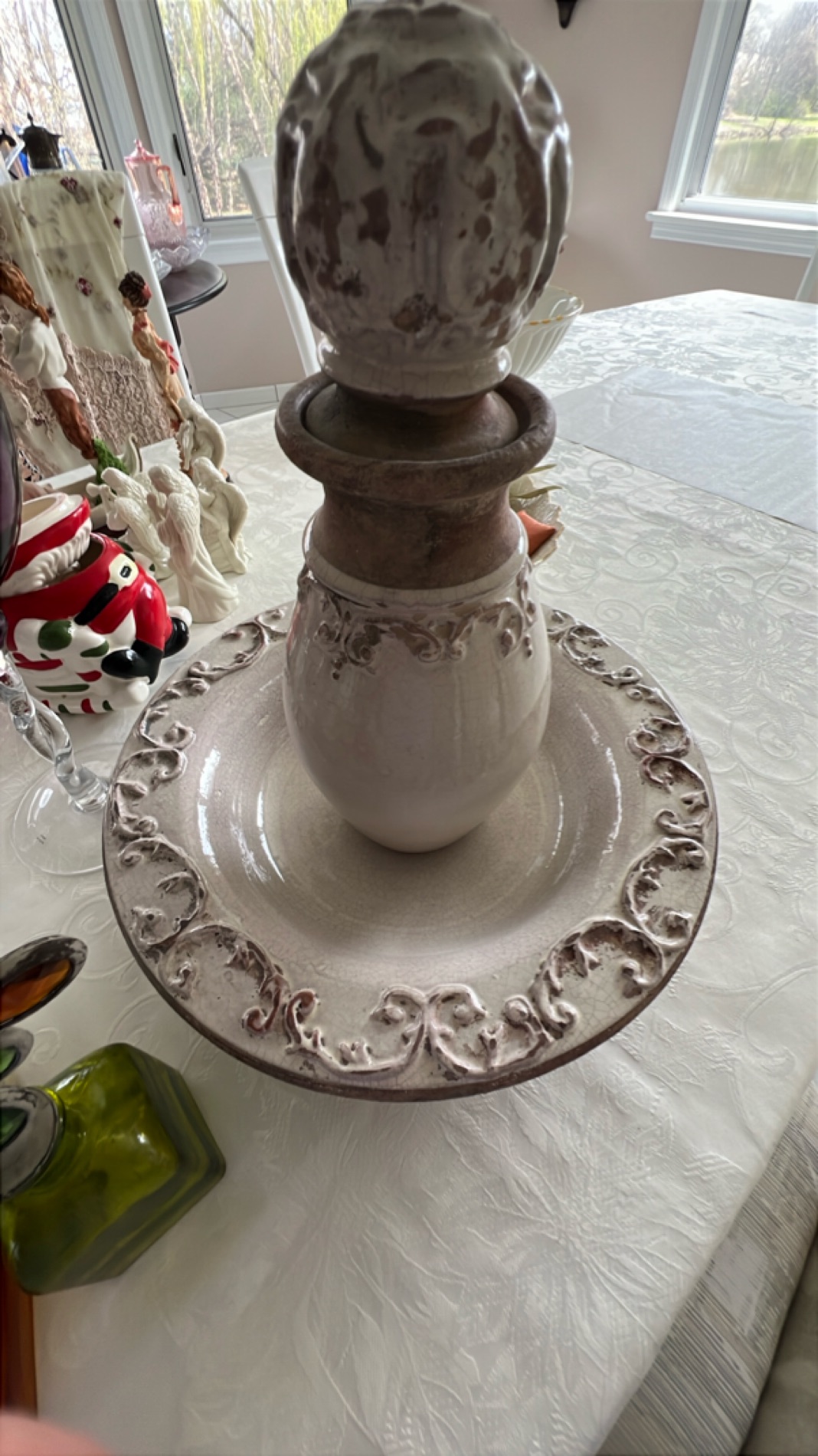 Vintage Ceramic Decorative Fountain