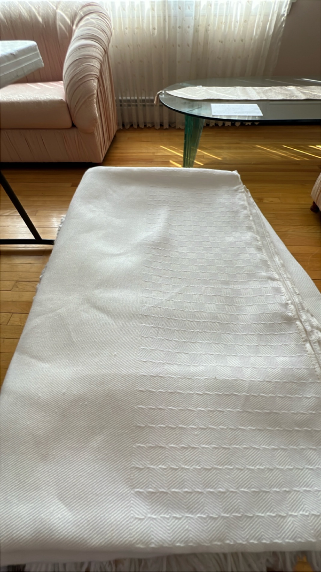 Elegant White Tablecloth