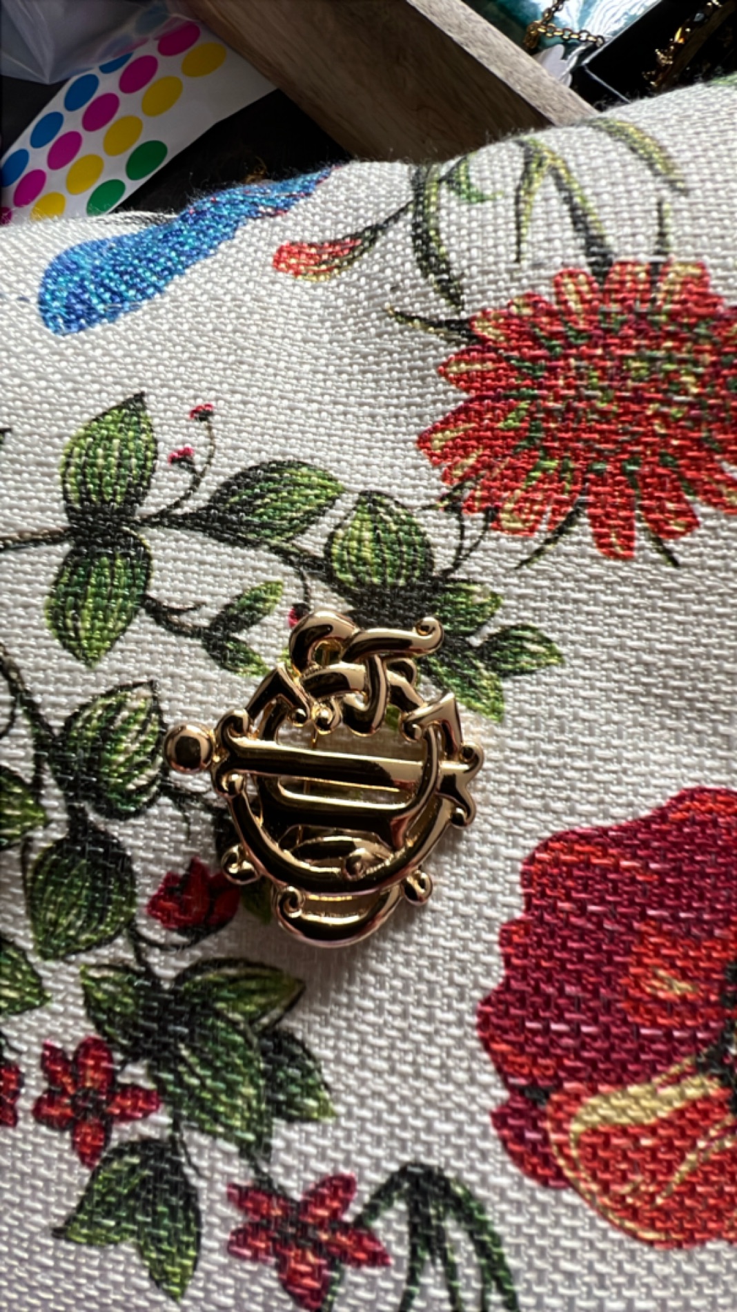 Gold Nautical Brooch