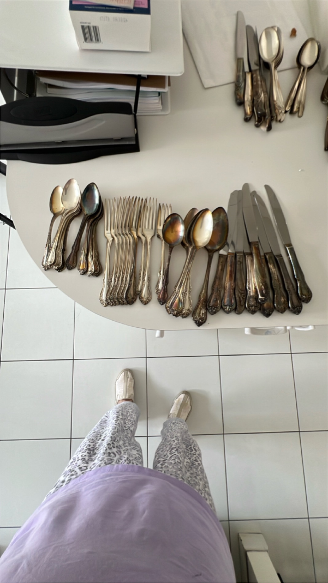 Vintage Silver-Plated Flatware Set