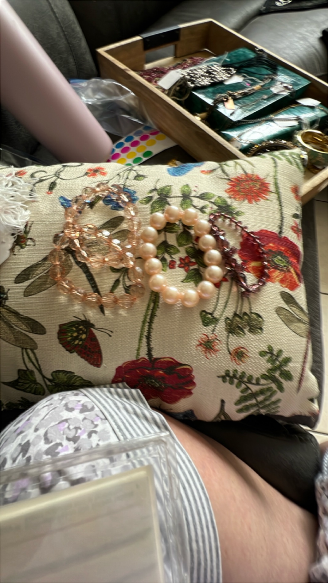 Elegant Beaded Bracelets Set