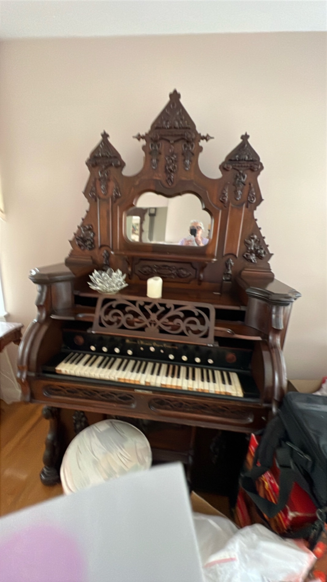 Antique Pump Organ