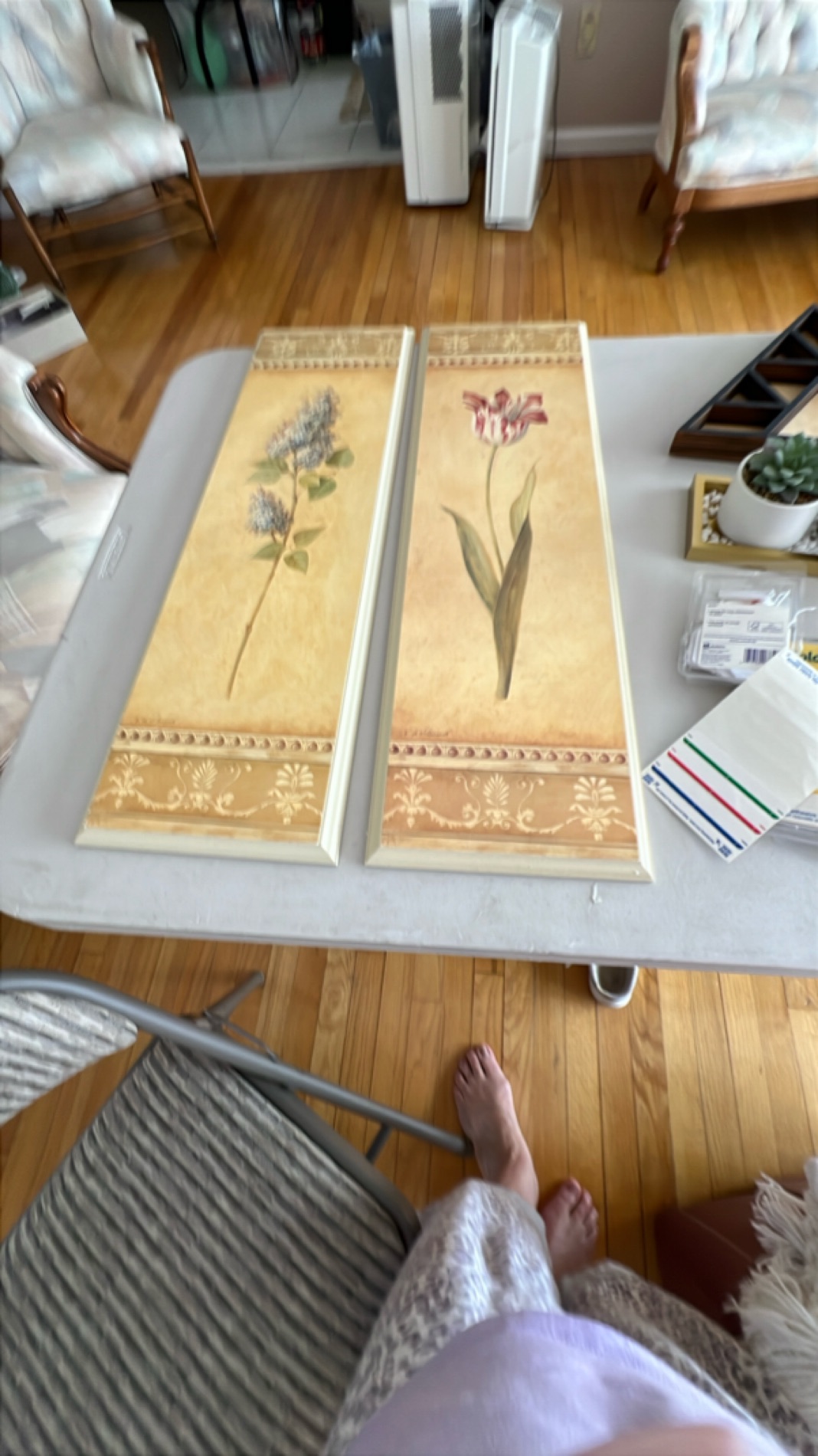 Elegant Floral Wall Art Panels