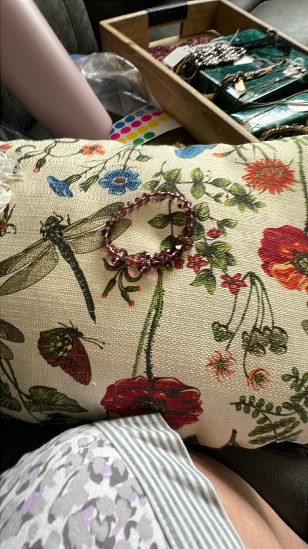 Purple Beaded Bracelet