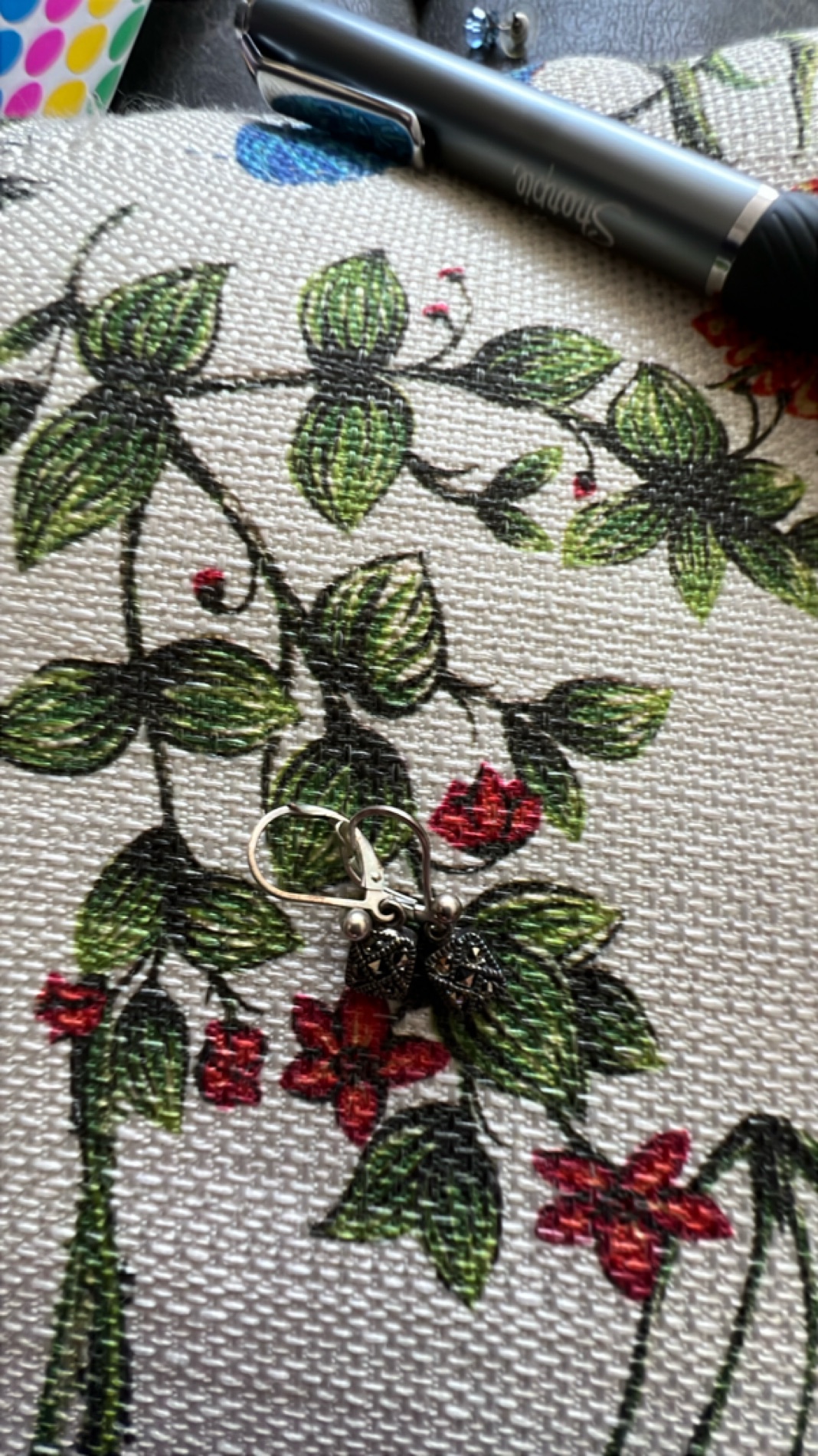 Ornate Silver Earrings