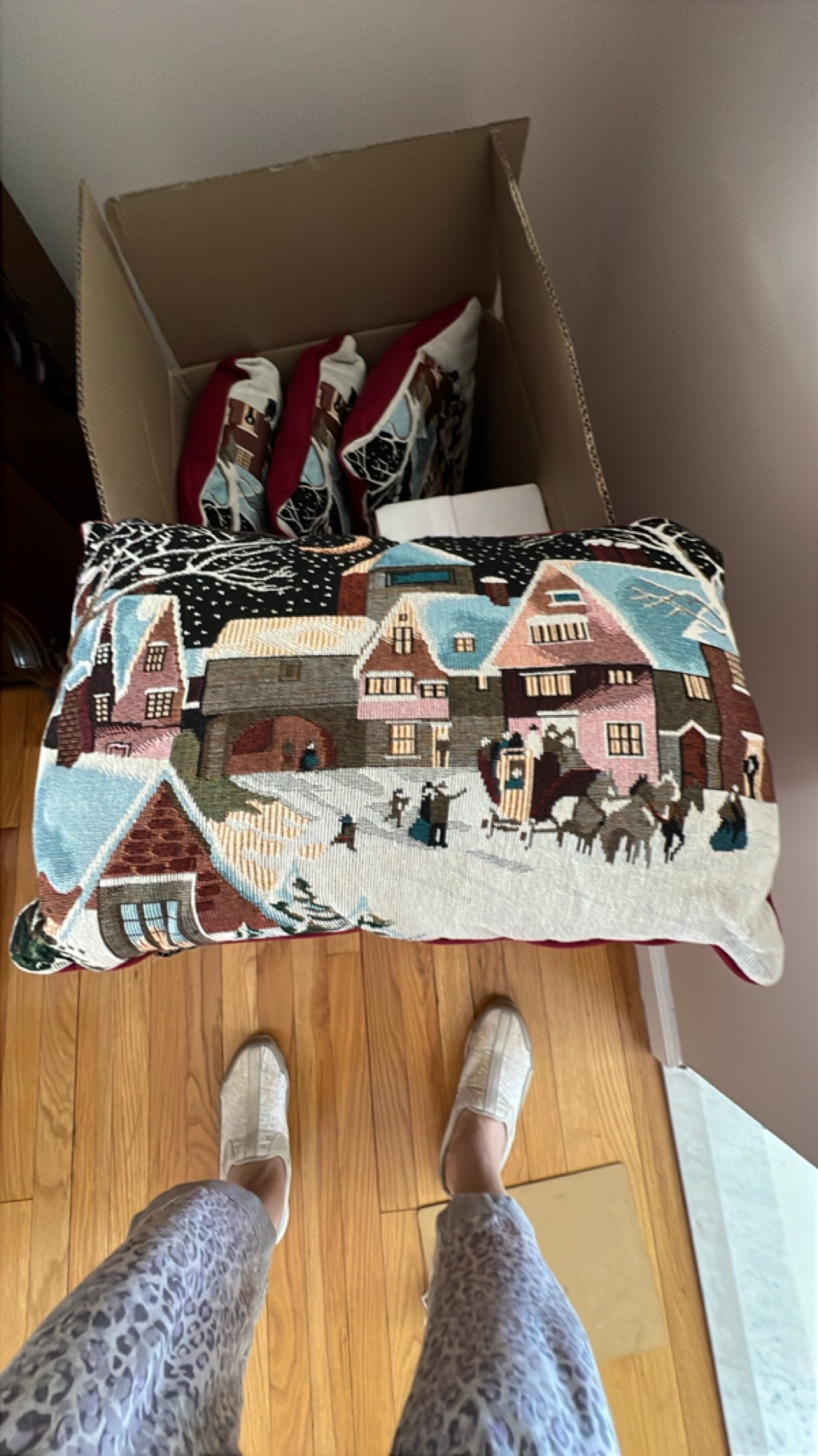 Decorative Tapestry Throw Pillow