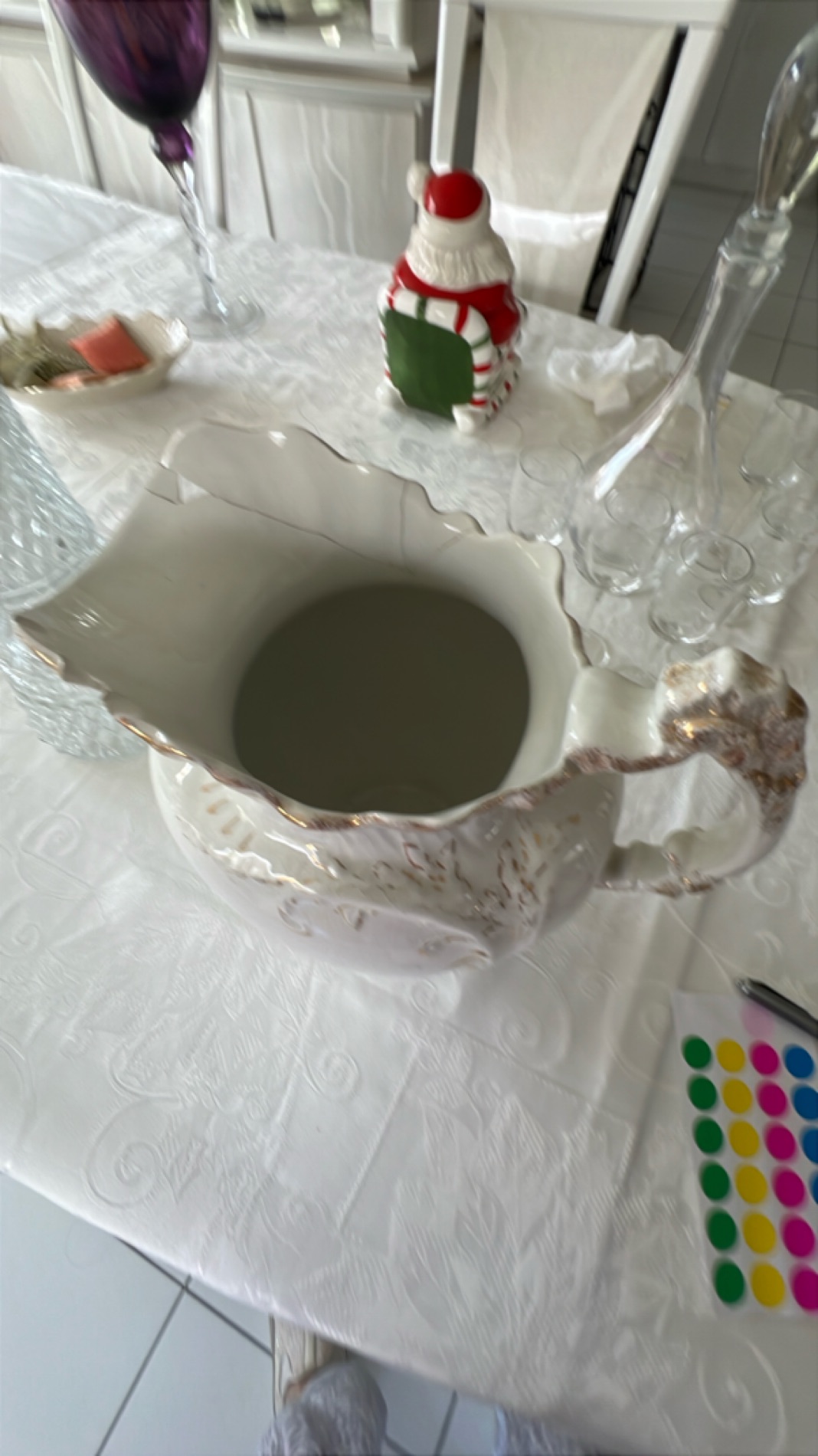 Antique Porcelain Pitcher