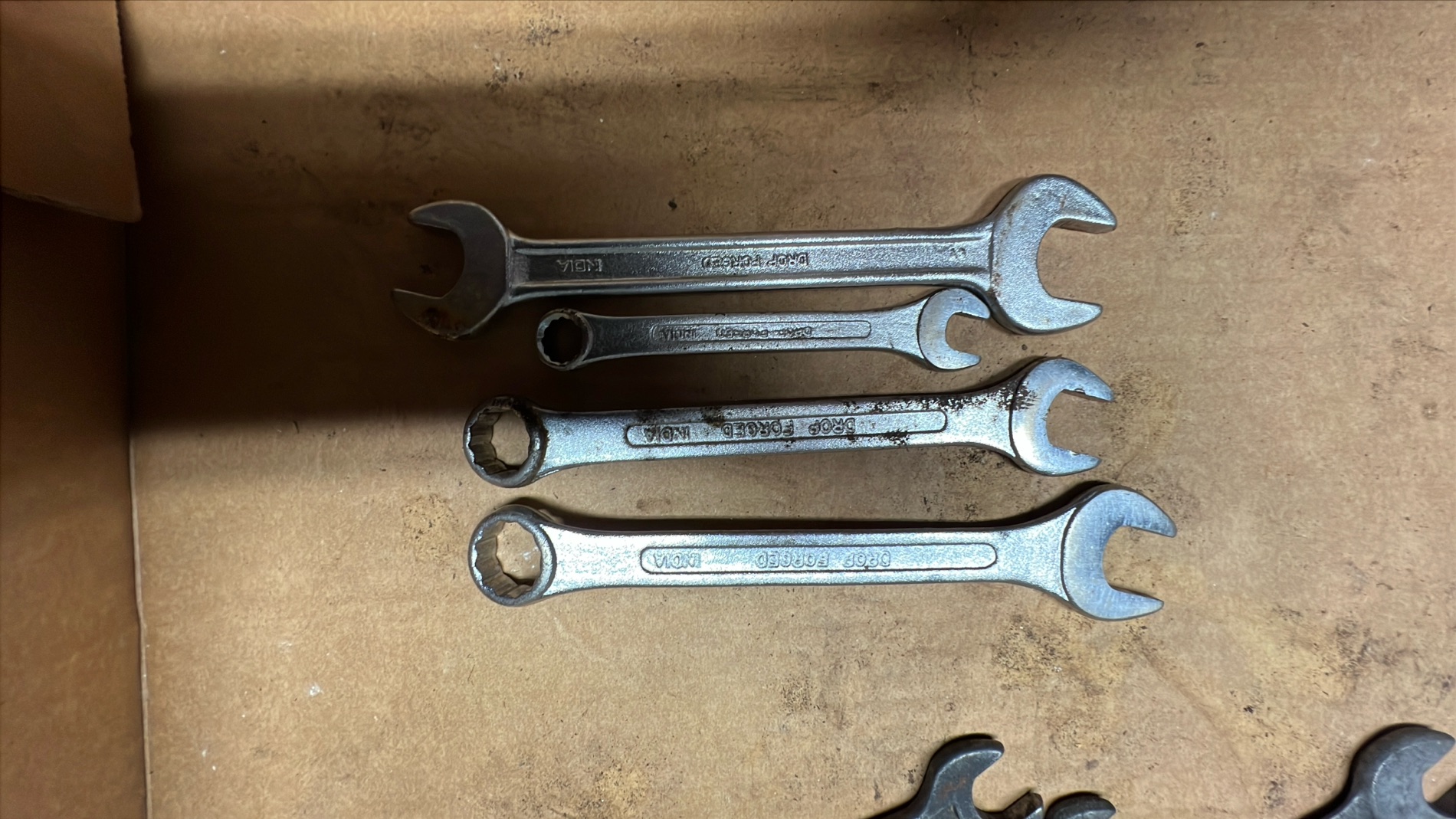 Set of Drop Forged Combination Wrenches