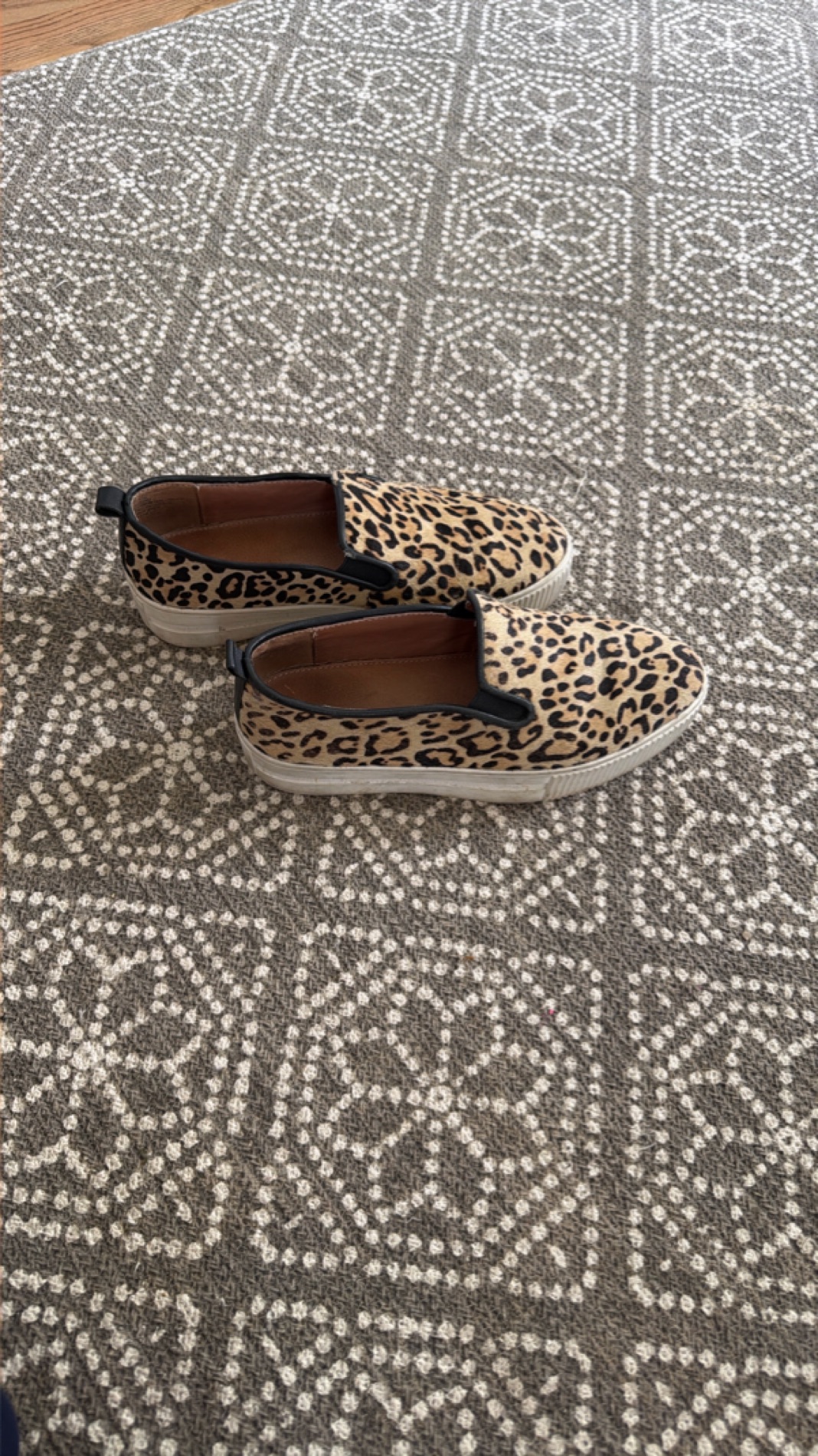 Halogen  Platform  Leopard Print Slip-On Sneakers size 7