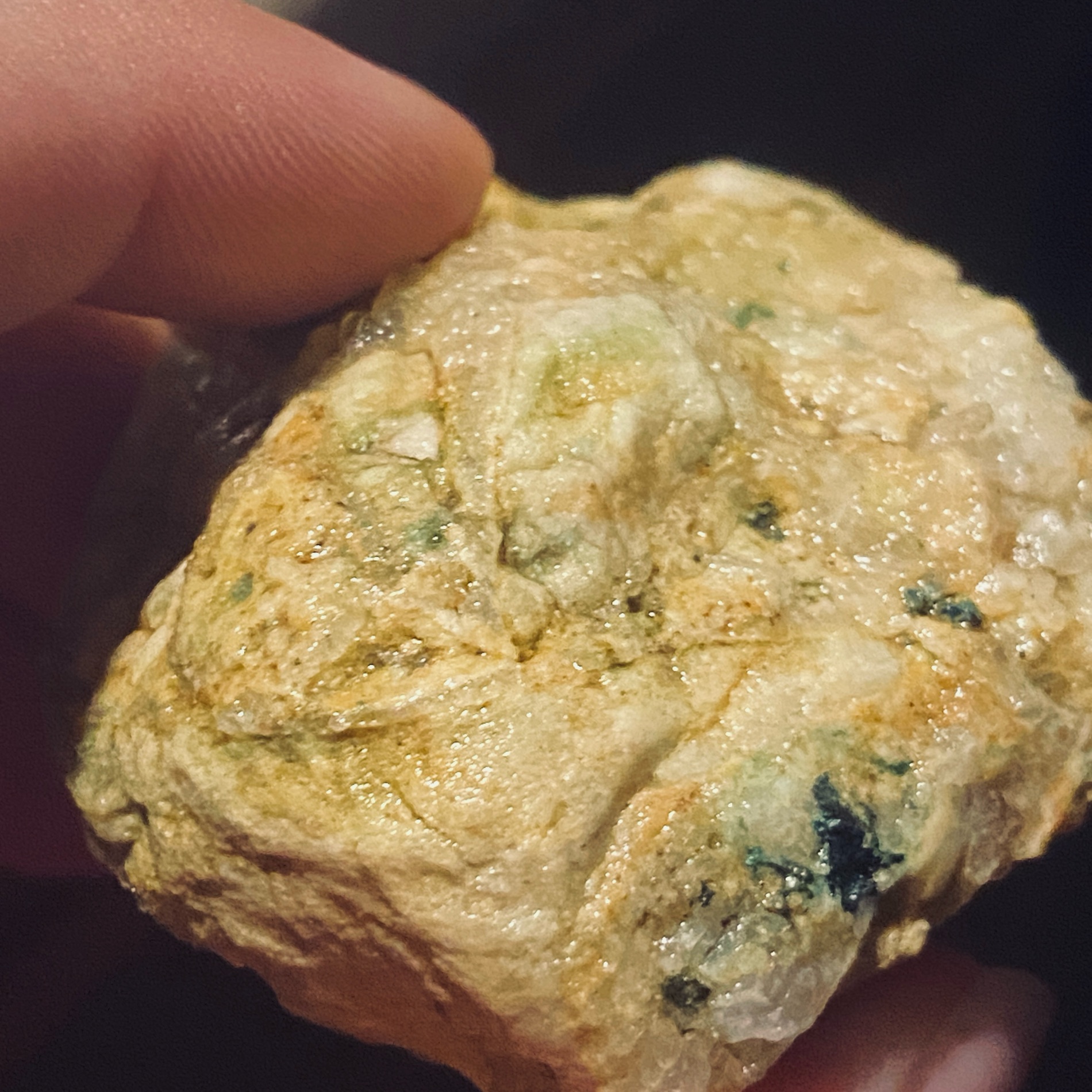 Raw Chrysocolla and Malachite Mineral Specimen photo