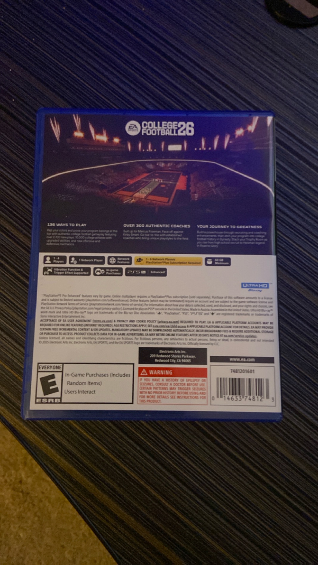 EA Sports College Football 26 for PS5 photo