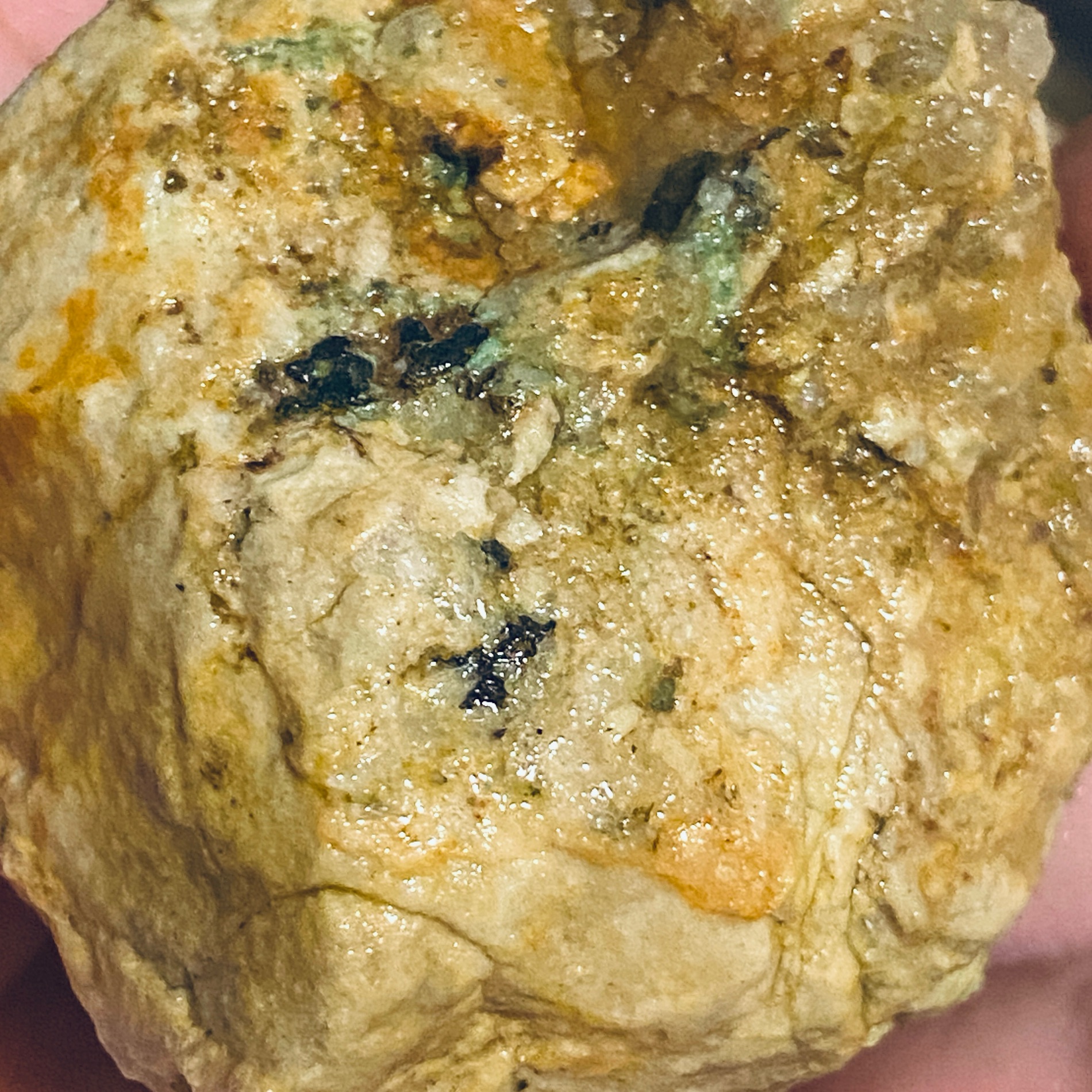 Raw Chrysocolla and Malachite Mineral Specimen photo