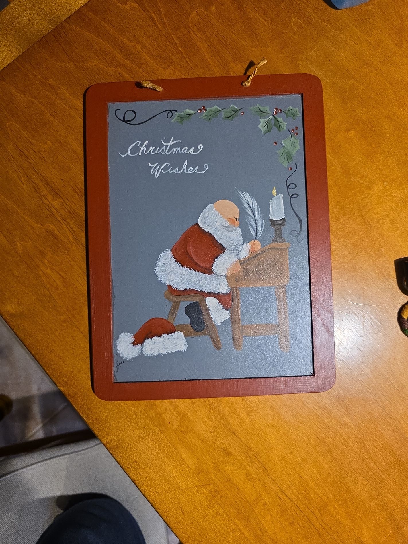 Handcrafted Christmas Decorative Wall Plaque