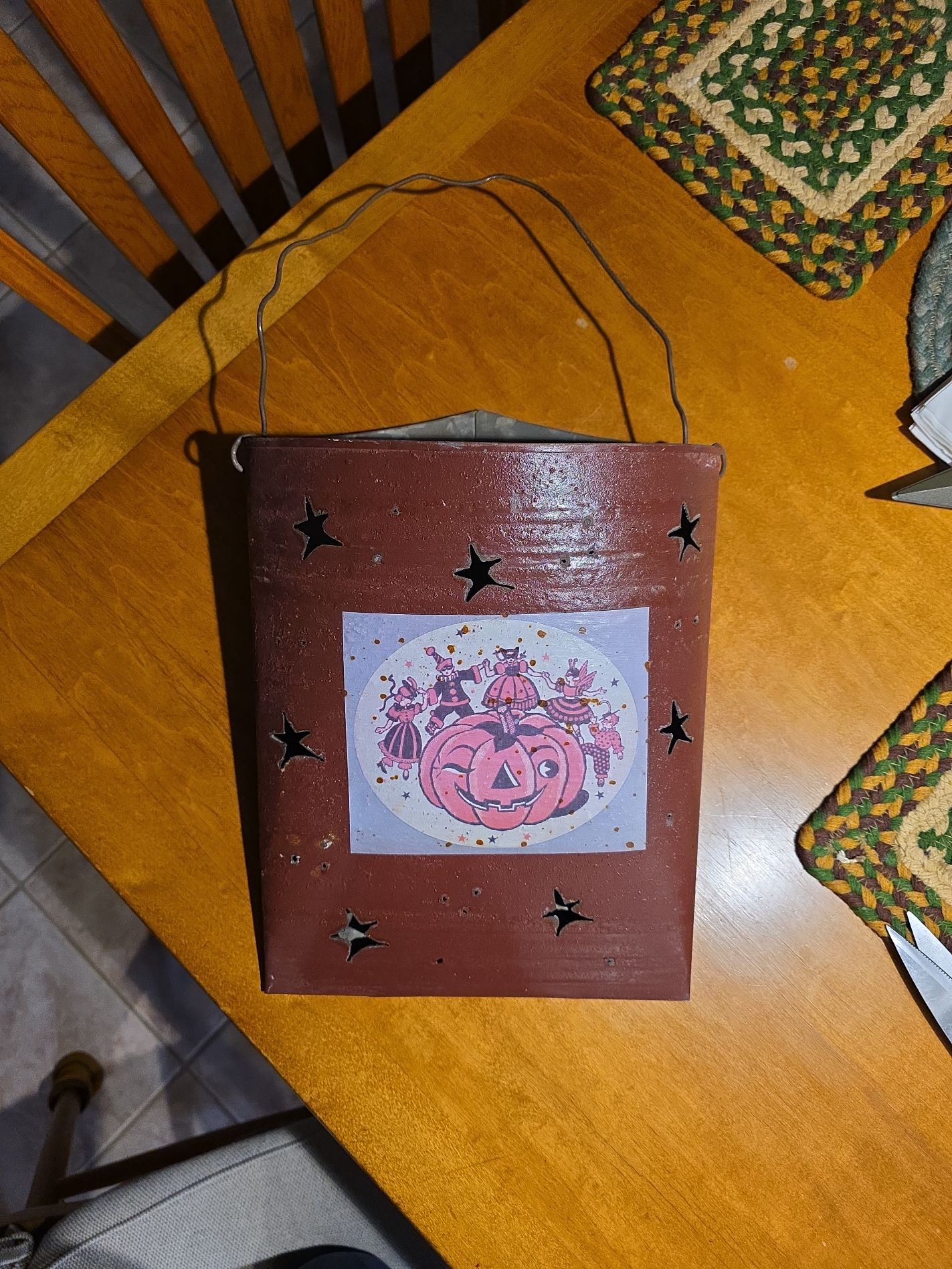 Halloween Metal Star Lantern