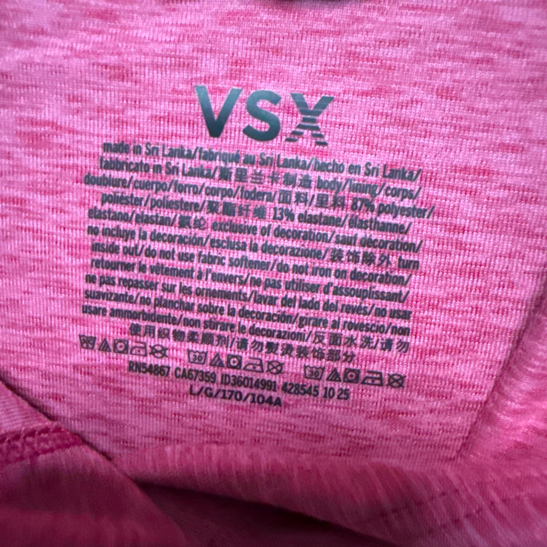 Victoria's Secret Sport Pink Pullover Hoodie - Size Large photo