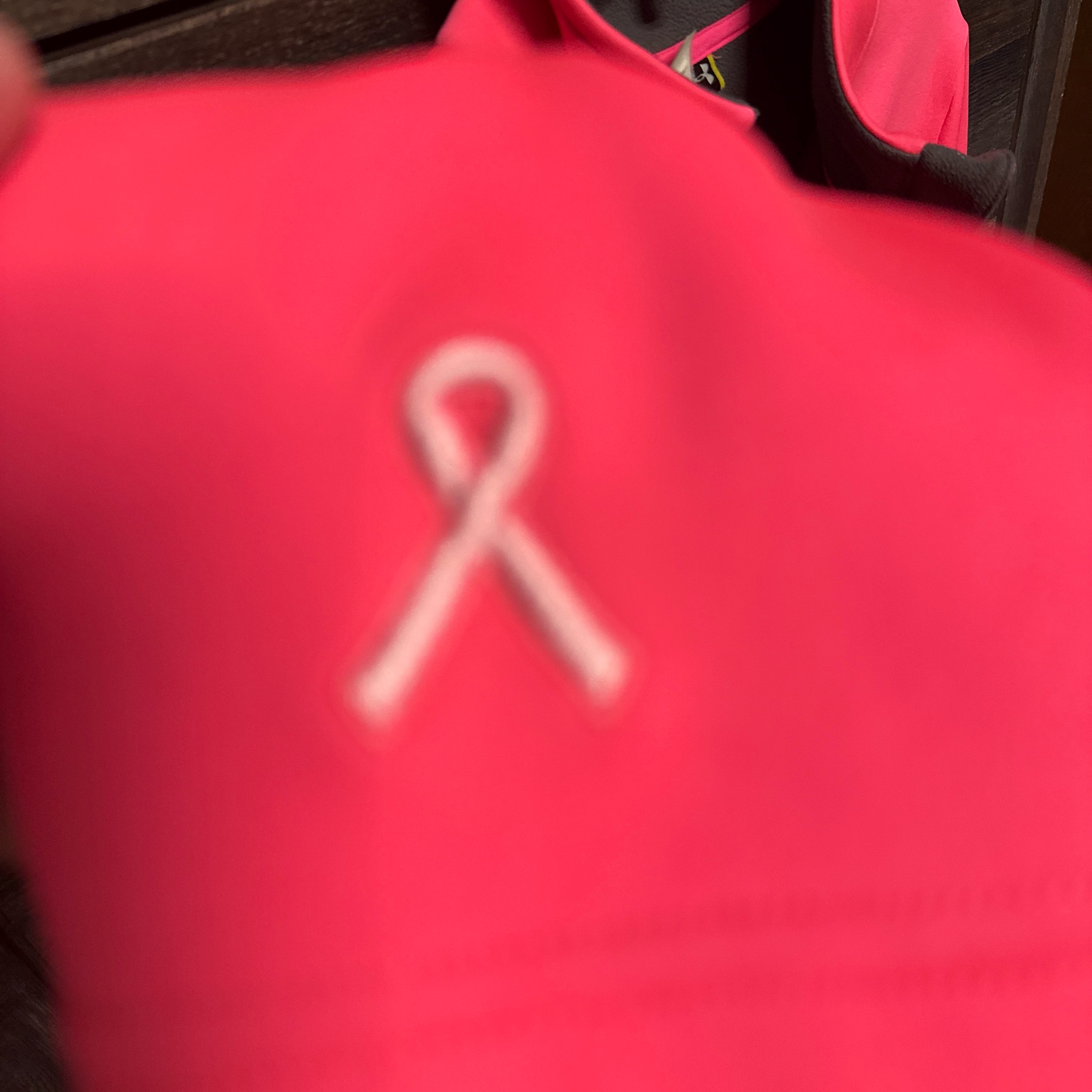 Under Armour Women's Pink 1/4 Zip Pullover - Size Small photo