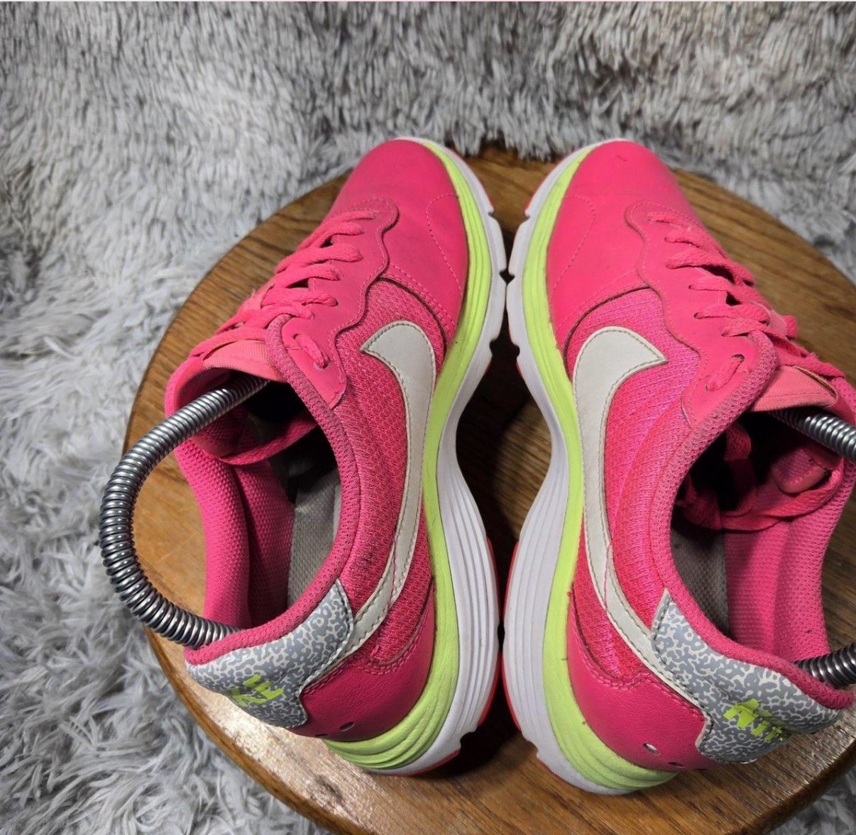 Nike Women's Dual Fusion Pink Running Shoes - Size 7 photo