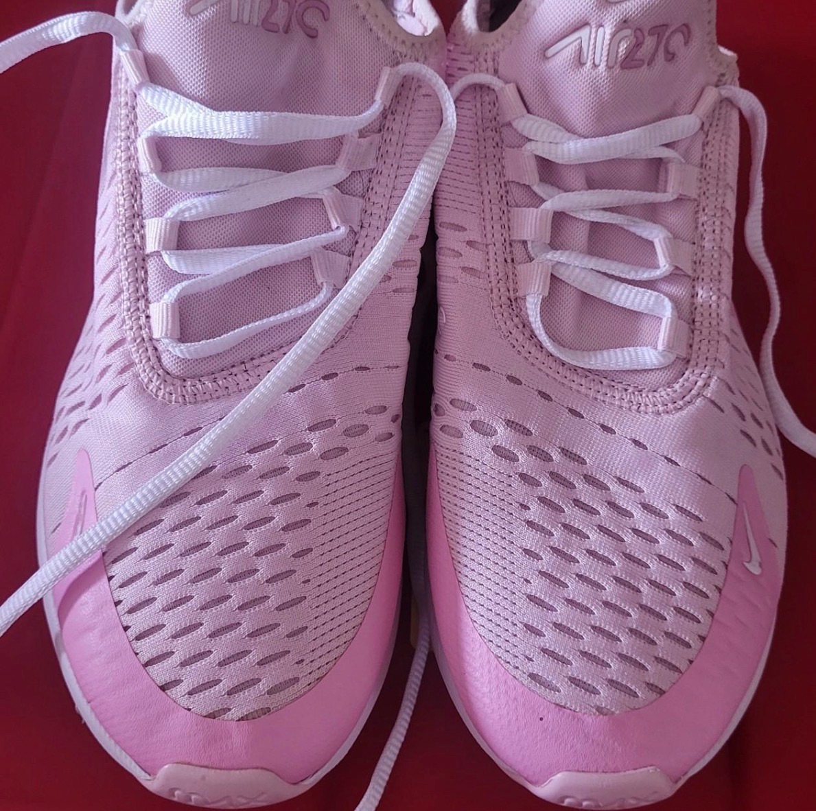 Nike Air Max 270 Pink Athletic Shoes