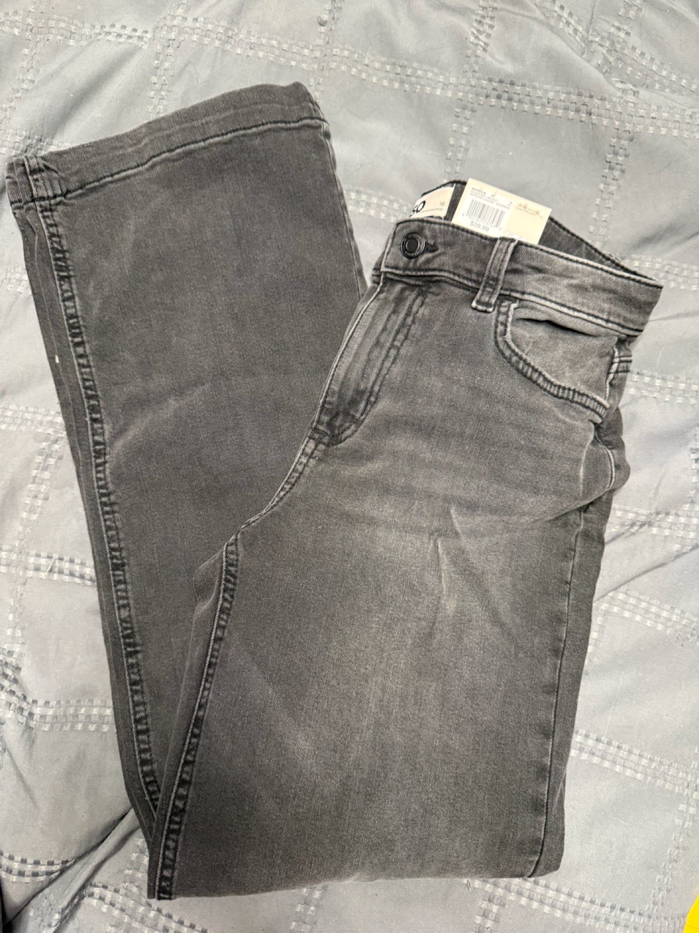 High Rise Wide Leg Jeans - Size 16