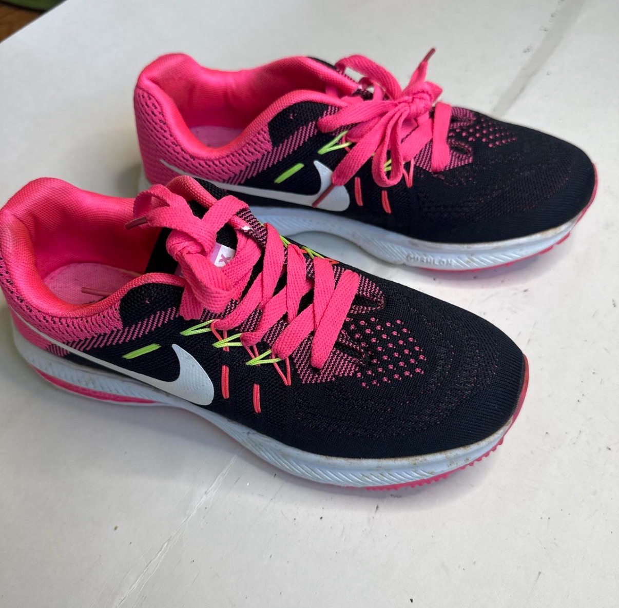 Nike Zoom Running Shoes - Black and Pink photo