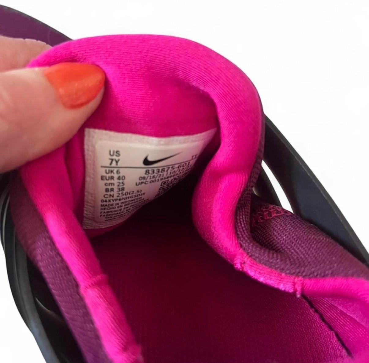 Nike Presto Youth Purple Sneakers photo