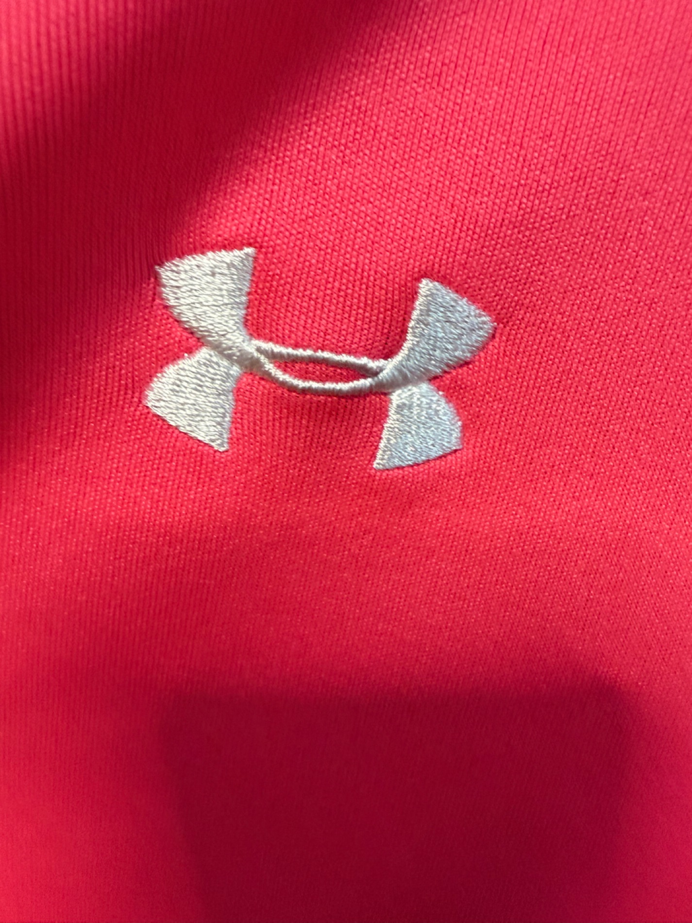 Under Armour Women's Pink 1/4 Zip Pullover - Size Small photo