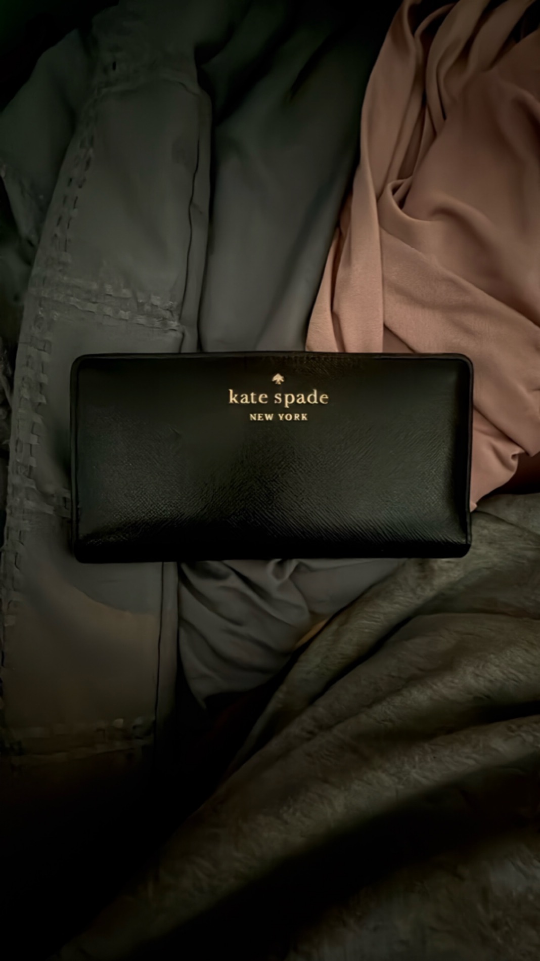 Kate Spade Black Leather Wallet