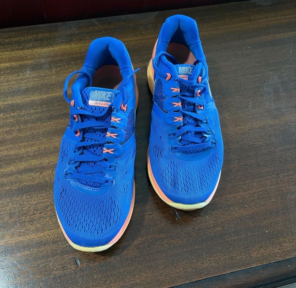 Nike Air Zoom Structure 18 Running Shoes - Blue/Orange