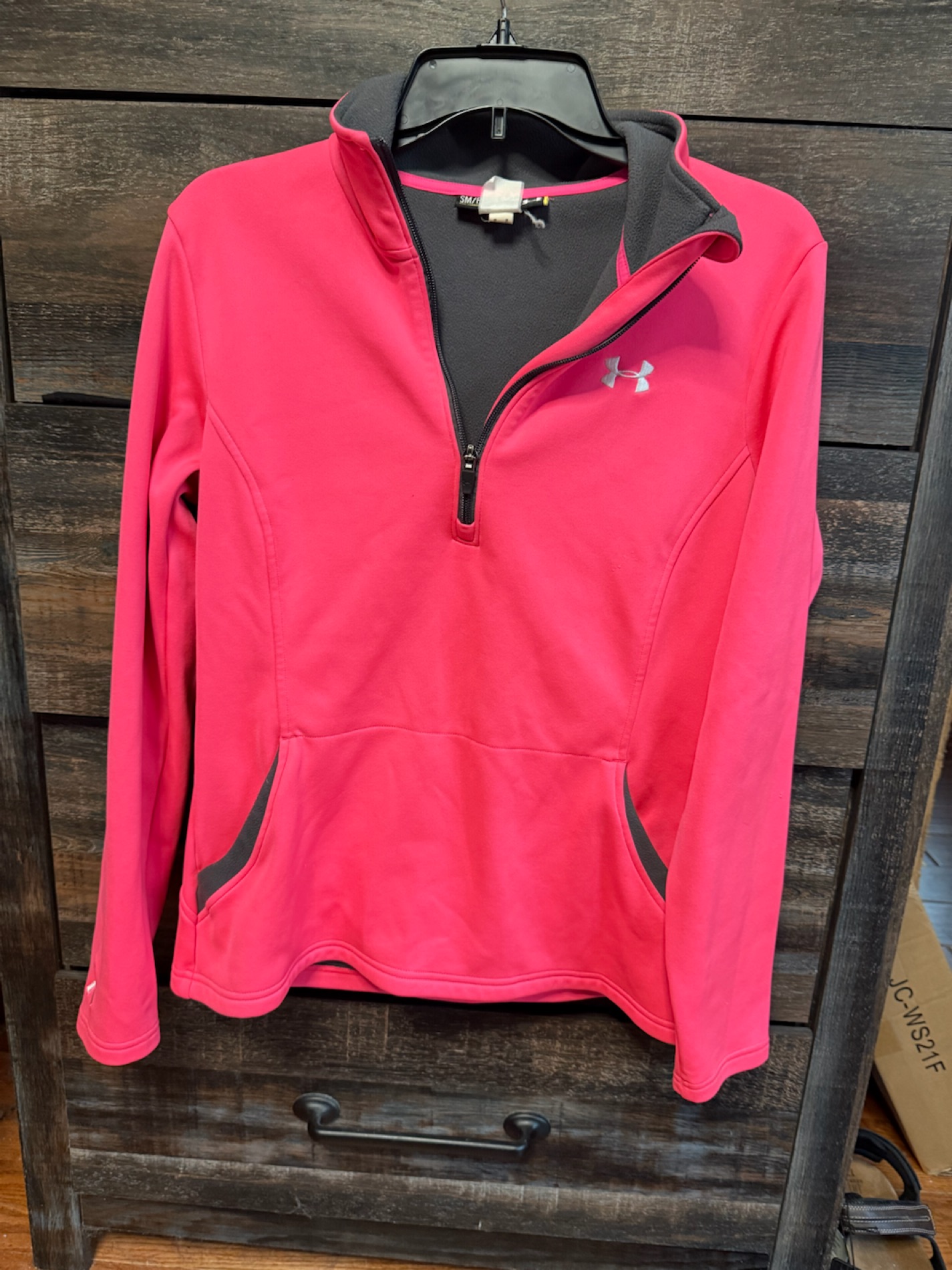Under Armour Women's Pink 1/4 Zip Pullover - Size Small